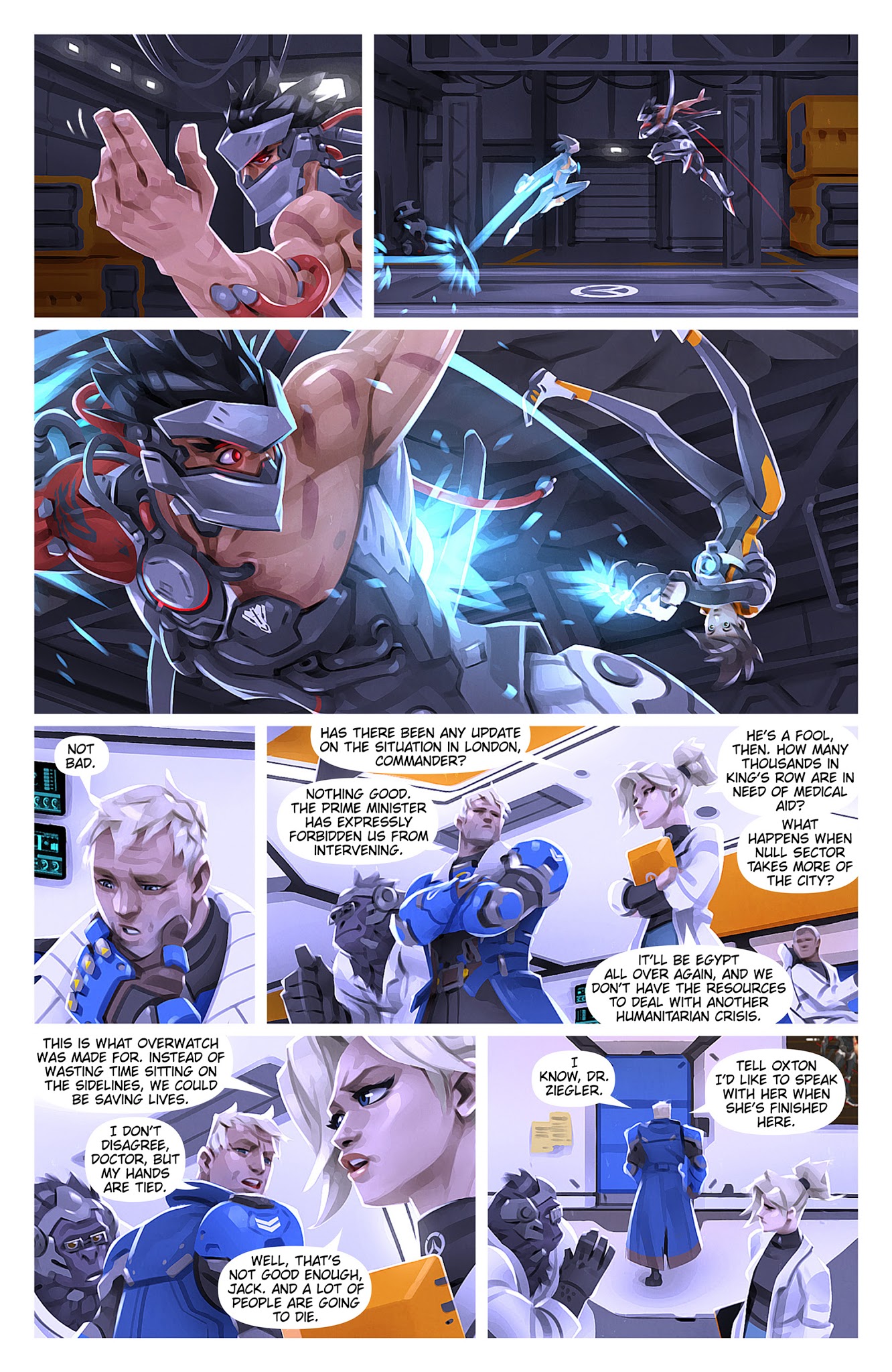 Read online Overwatch comic -  Issue #12 - 7