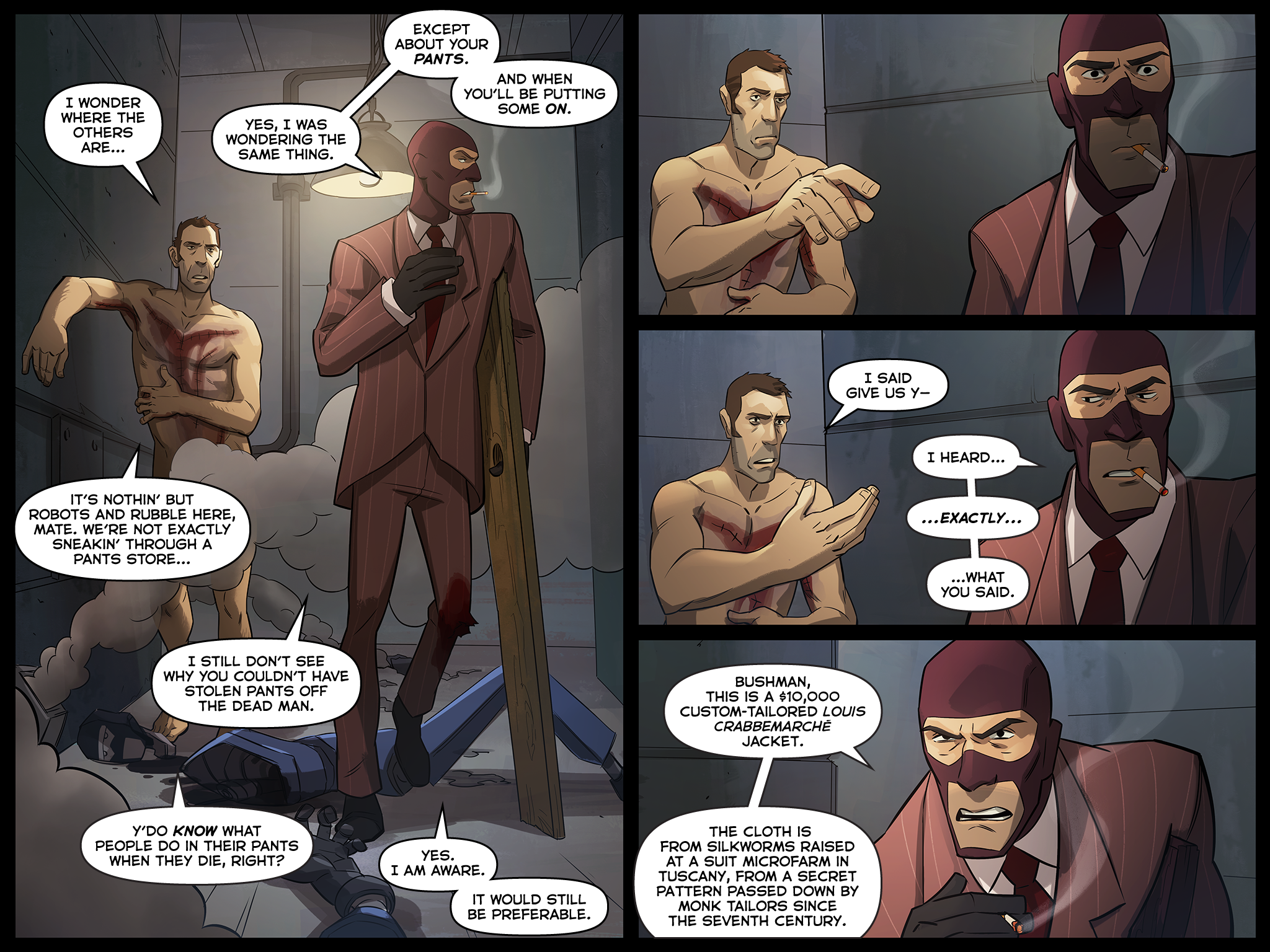 Read online Team Fortress 2 comic -  Issue #6 - 155