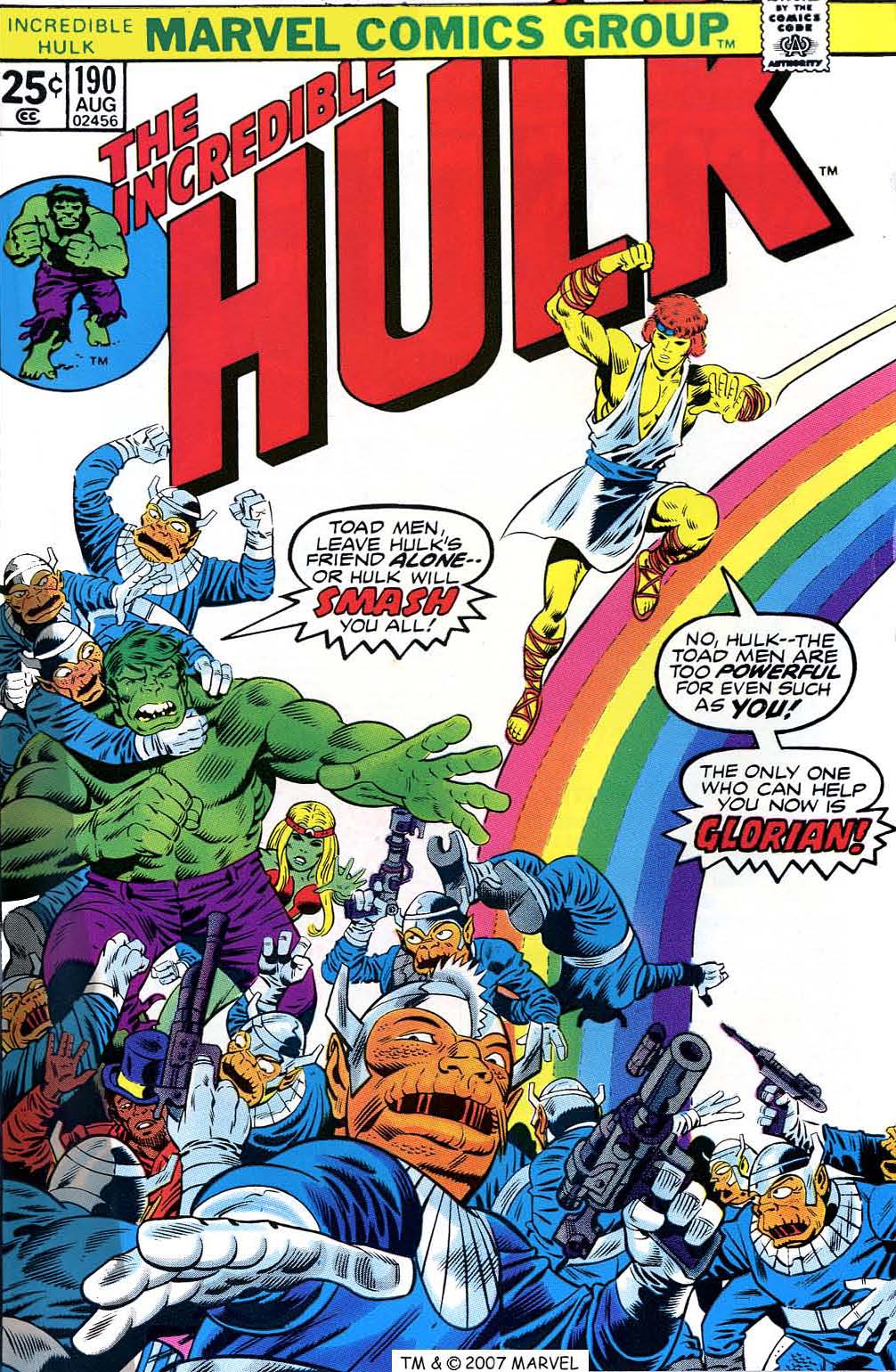 Read online The Incredible Hulk (1968) comic -  Issue #190 - 1