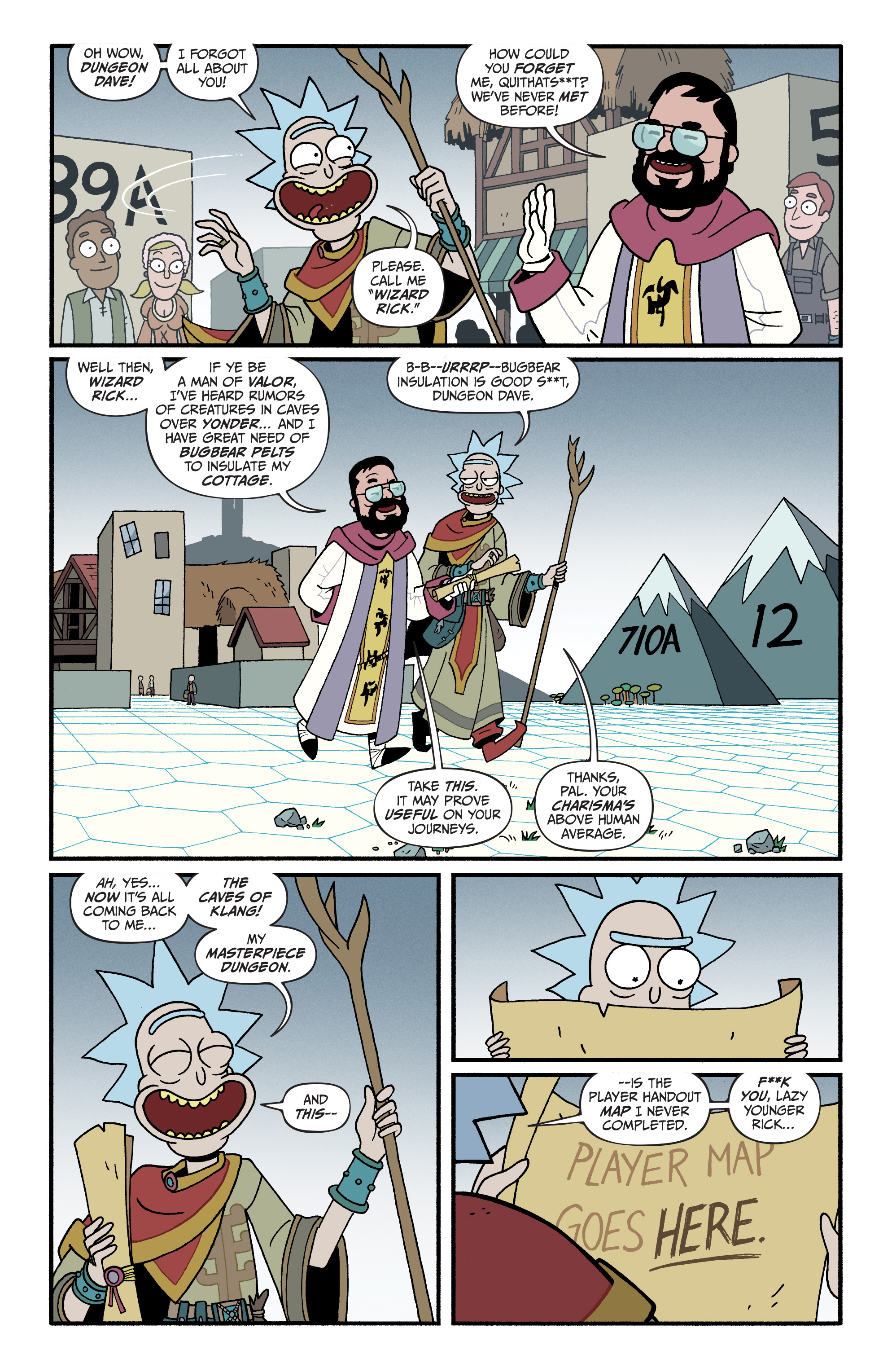 Read online Rick and Morty vs. Dungeons & Dragons II: Painscape comic -  Issue #3 - 9