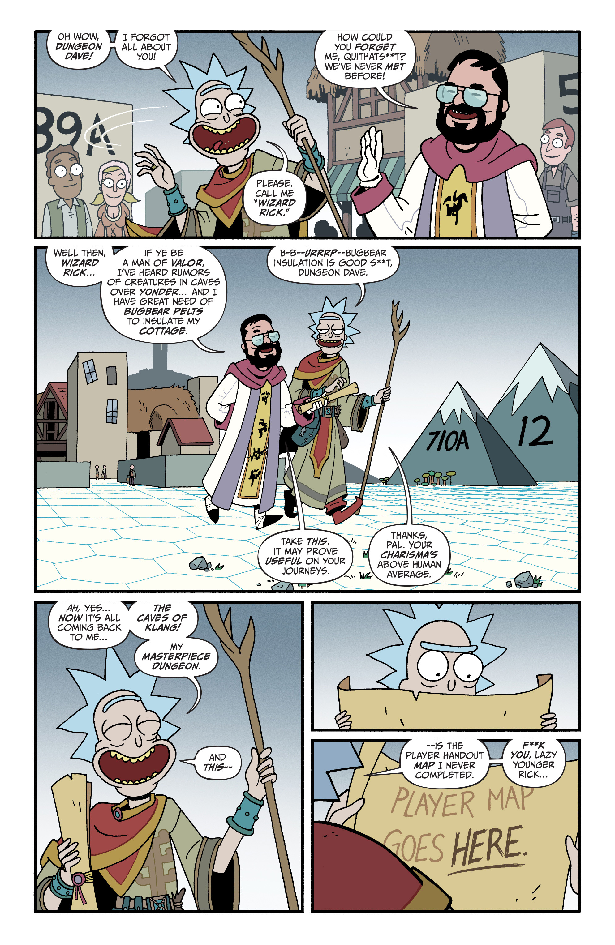 Read online Rick and Morty vs. Dungeons & Dragons II: Painscape comic -  Issue #3 - 9