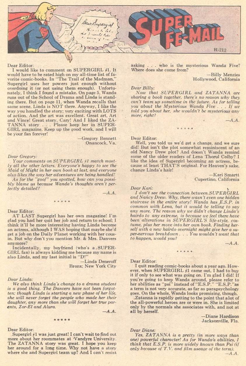 Read online Supergirl (1972) comic -  Issue #4 - 19