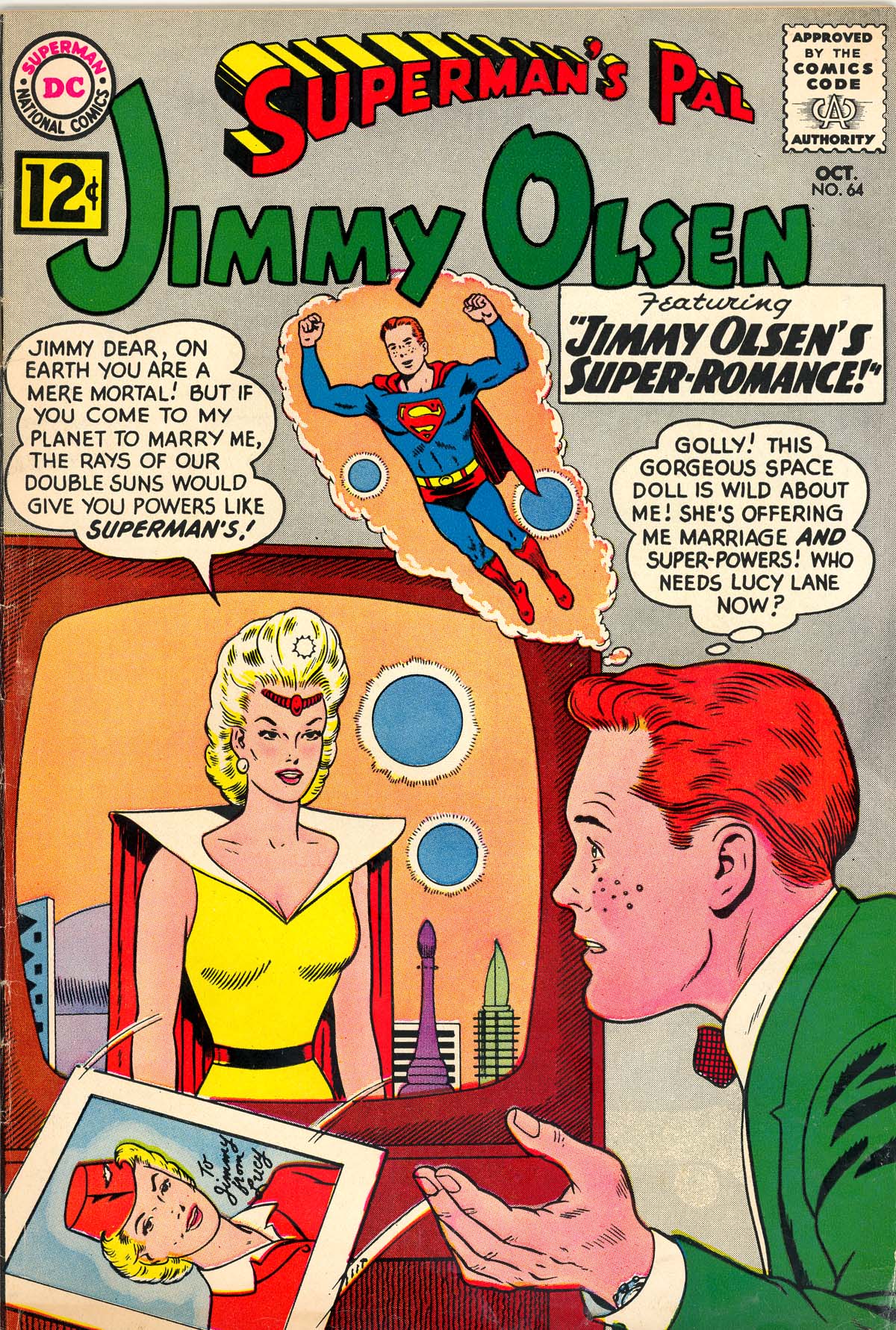 Read online Superman's Pal Jimmy Olsen comic -  Issue #64 - 1