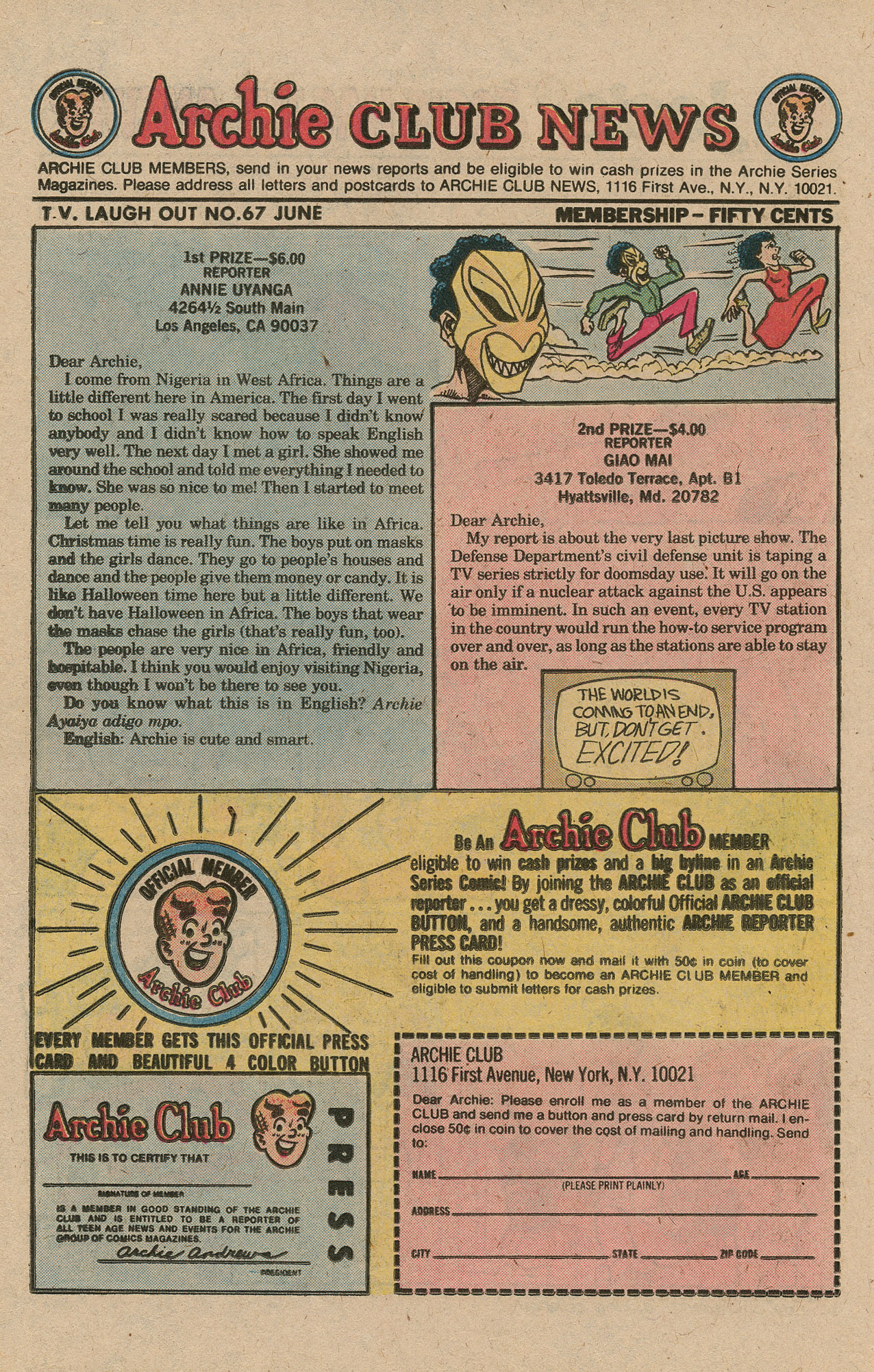 Read online Archie's TV Laugh-Out comic -  Issue #67 - 26