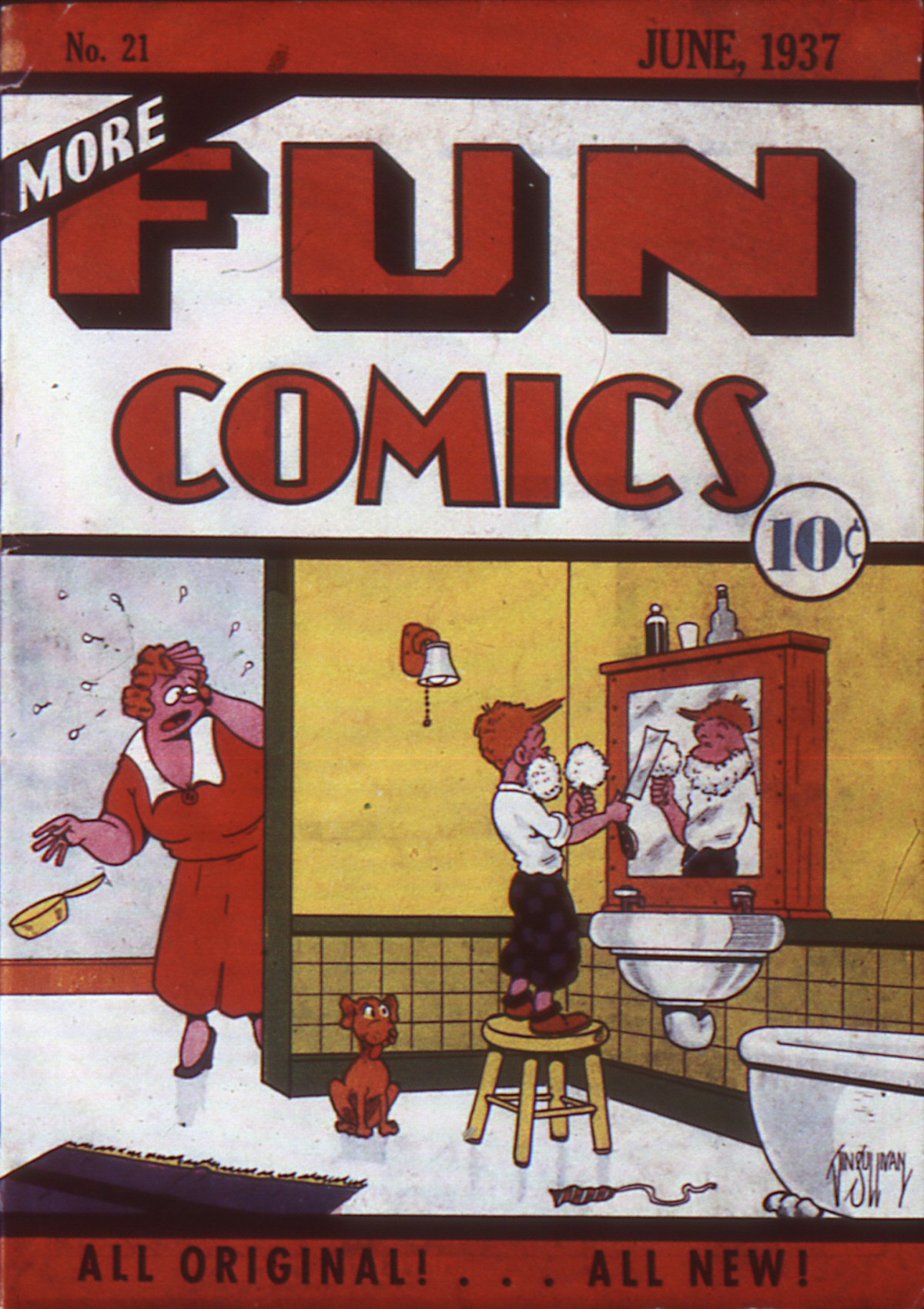 Read online More Fun Comics comic -  Issue #21 - 1