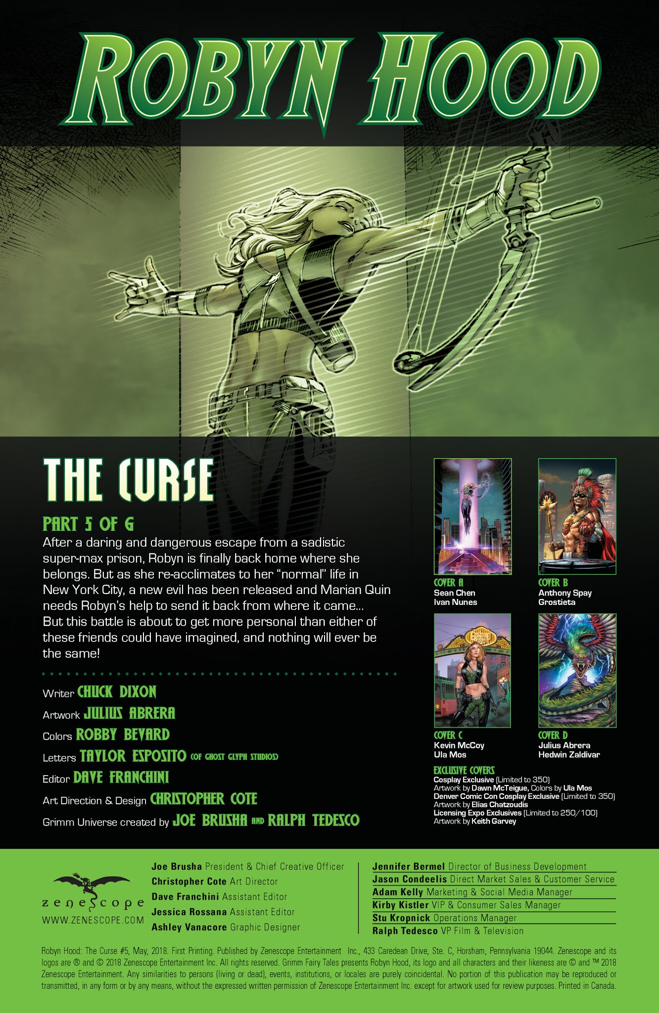 Read online Robyn Hood: The Curse comic -  Issue #5 - 2