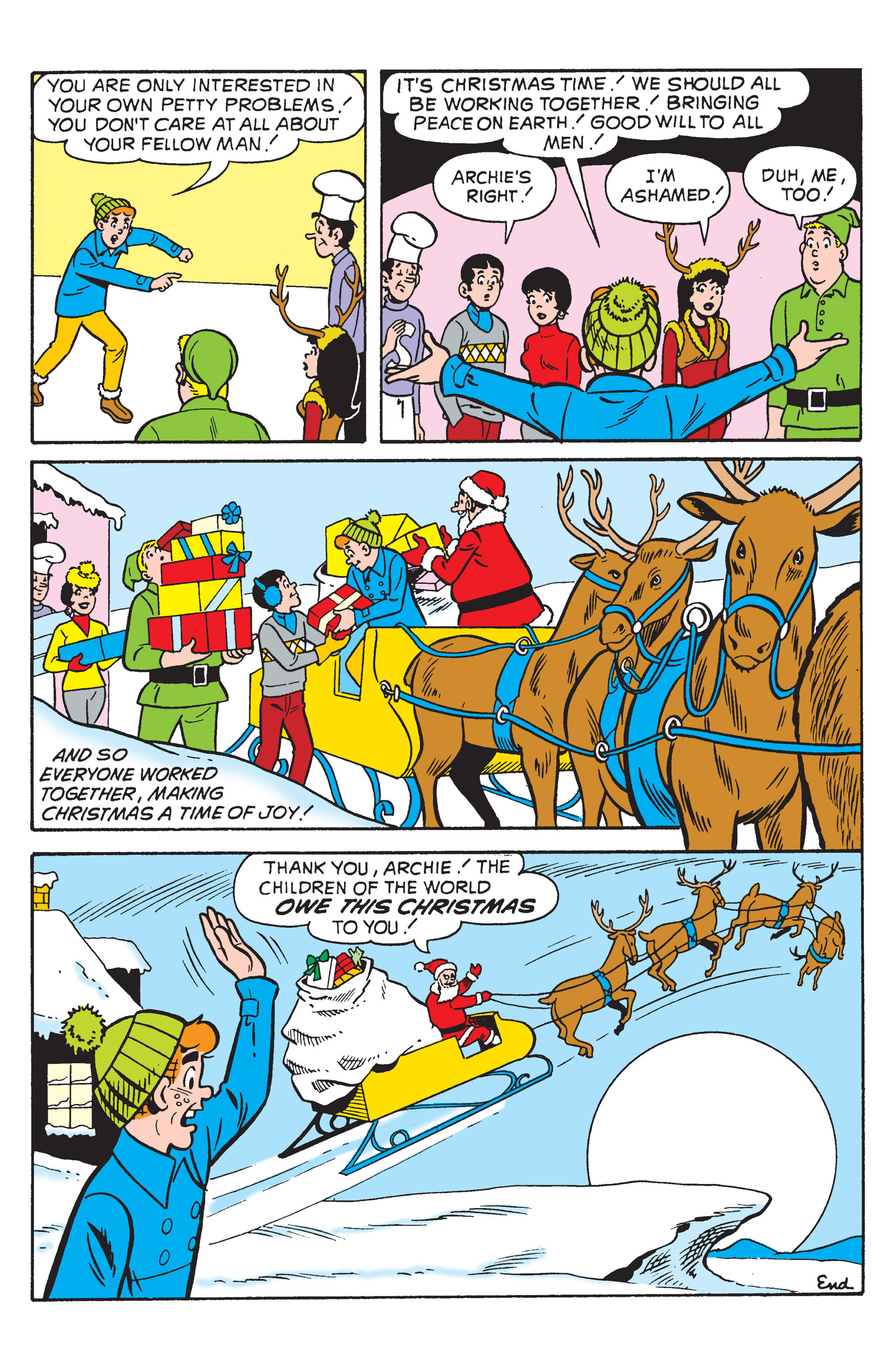 Read online Archie Meets Santa comic -  Issue # TPB - 7
