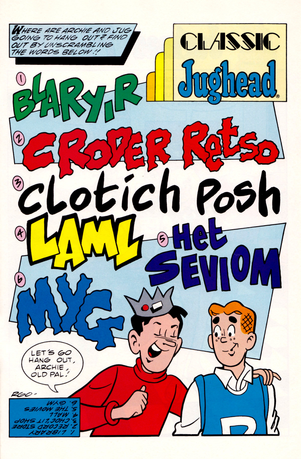 Read online Archie's Ten Issue Collector's Set comic -  Issue #6 - 19