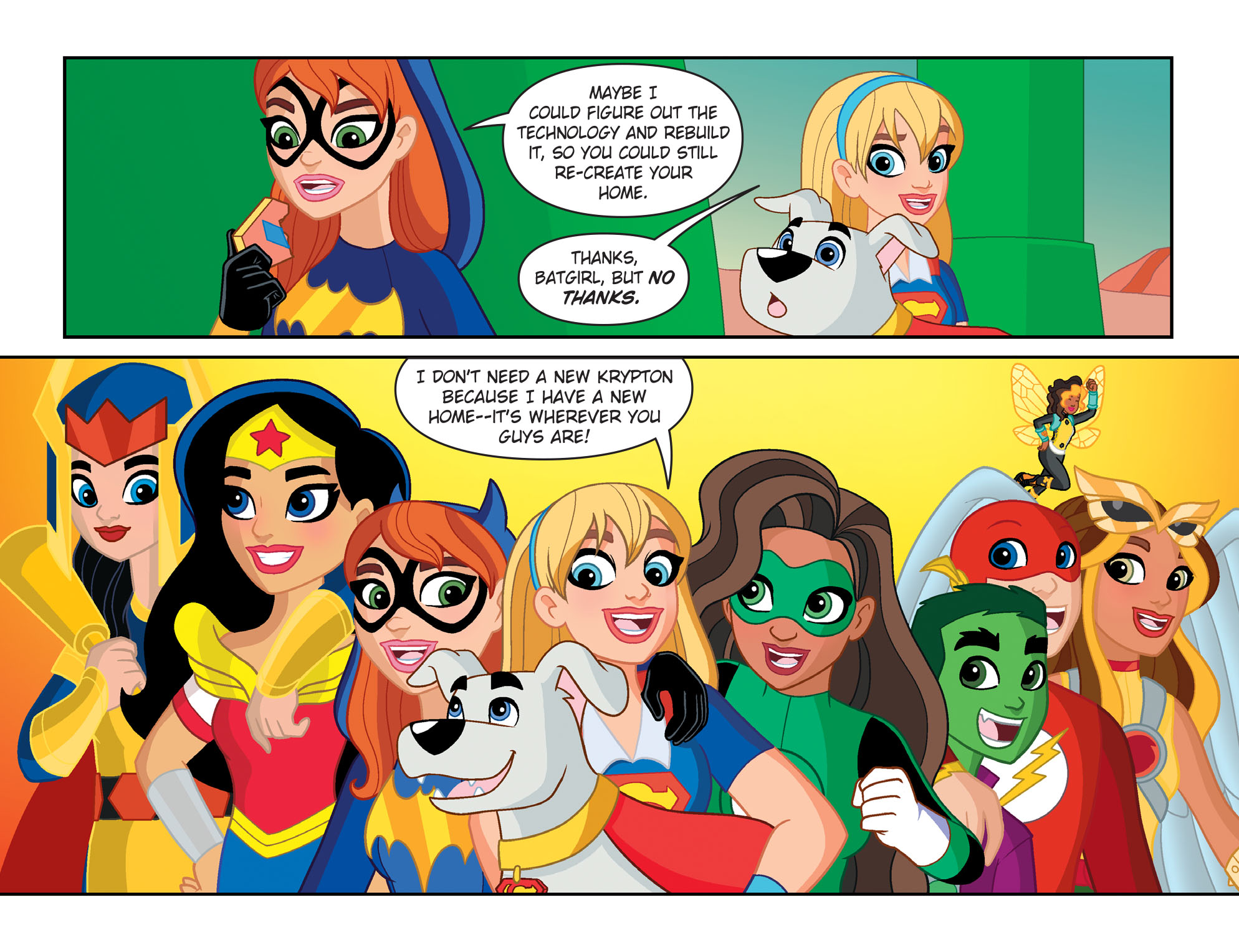 Read online DC Super Hero Girls: Spaced Out comic -  Issue #12 - 16