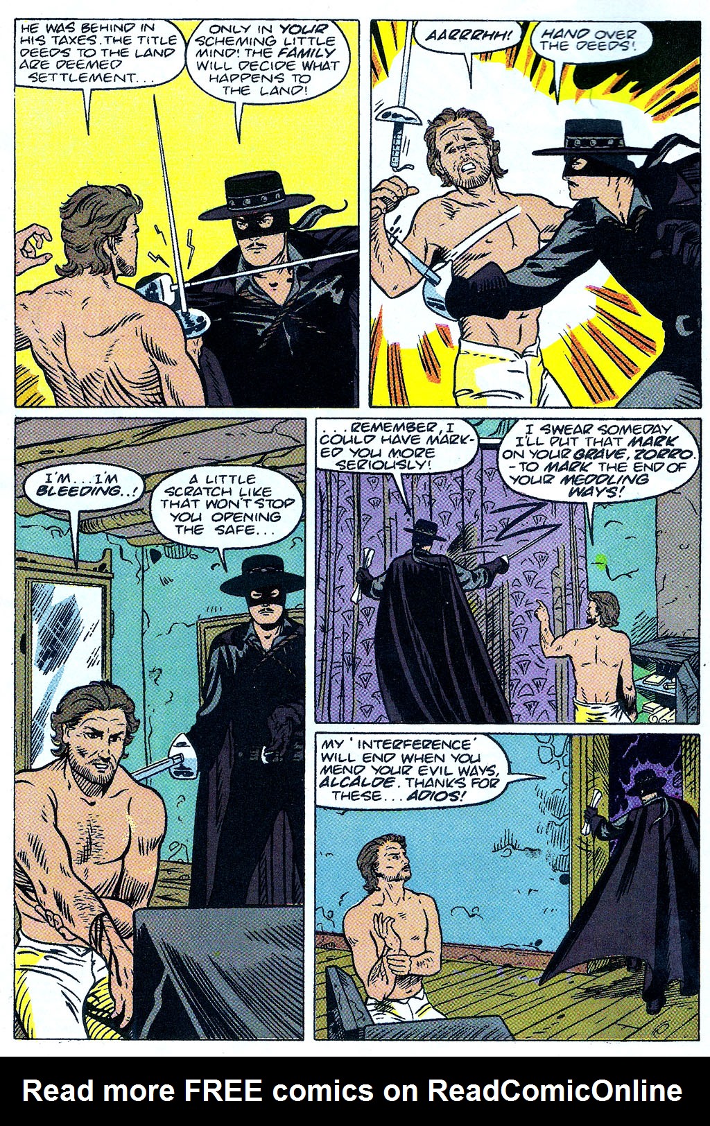 Read online Zorro (1990) comic -  Issue #9 - 3