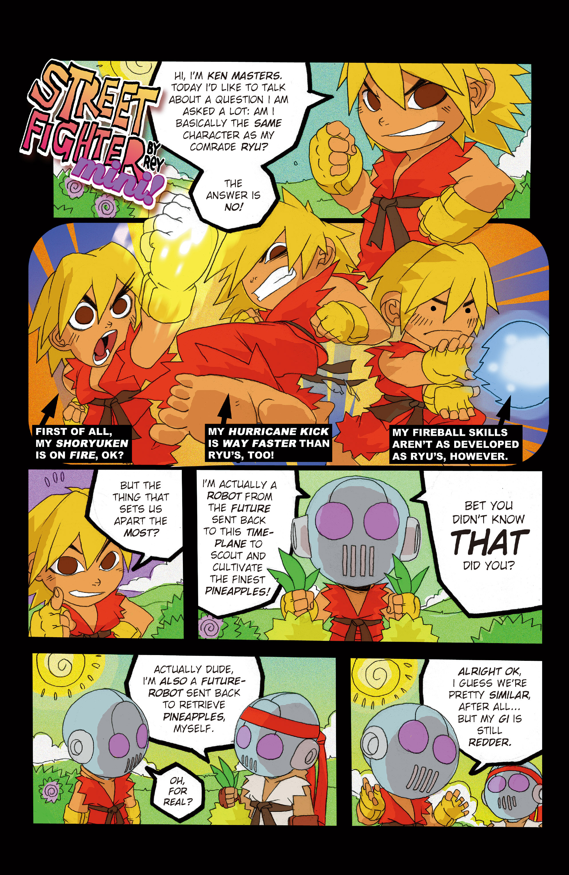 Read online Street Fighter II comic -  Issue #4 - 27