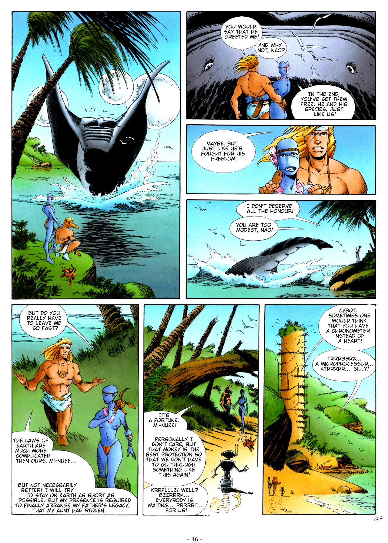 Read online Aquablue comic -  Issue #5 - 47