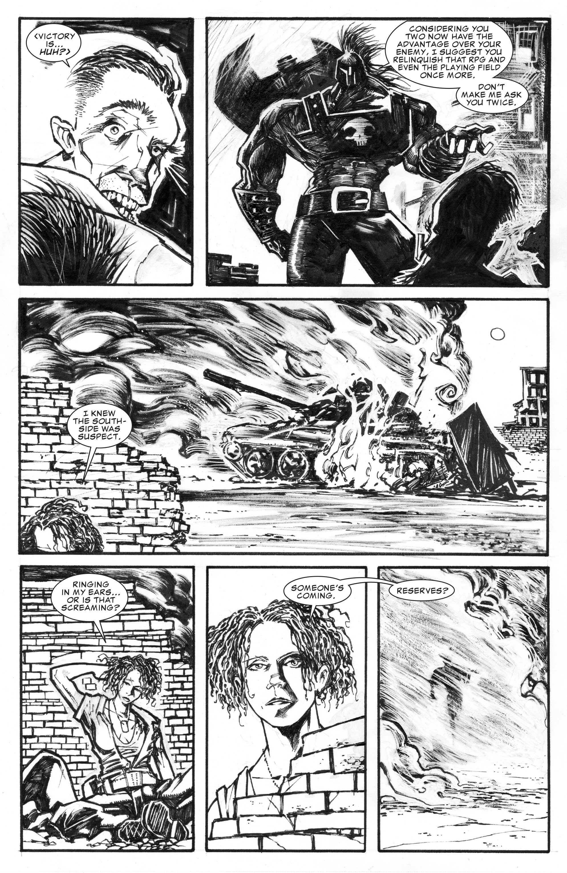 Read online The Savage Axe of Ares (B&W) comic -  Issue # Full - 34