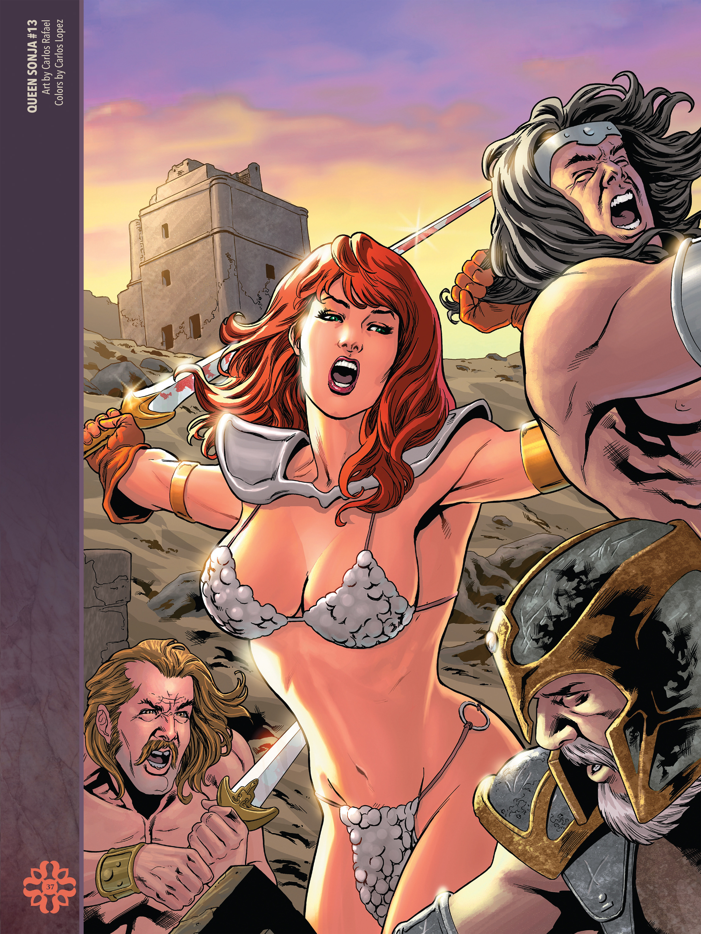 Read online The Art of Red Sonja comic -  Issue # TPB 2 (Part 1) - 37