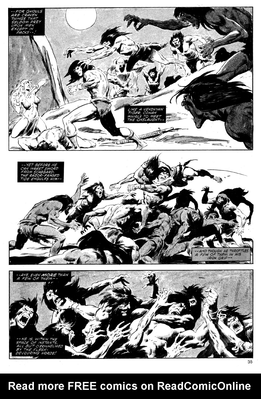 Read online The Savage Sword Of Conan comic -  Issue #73 - 35