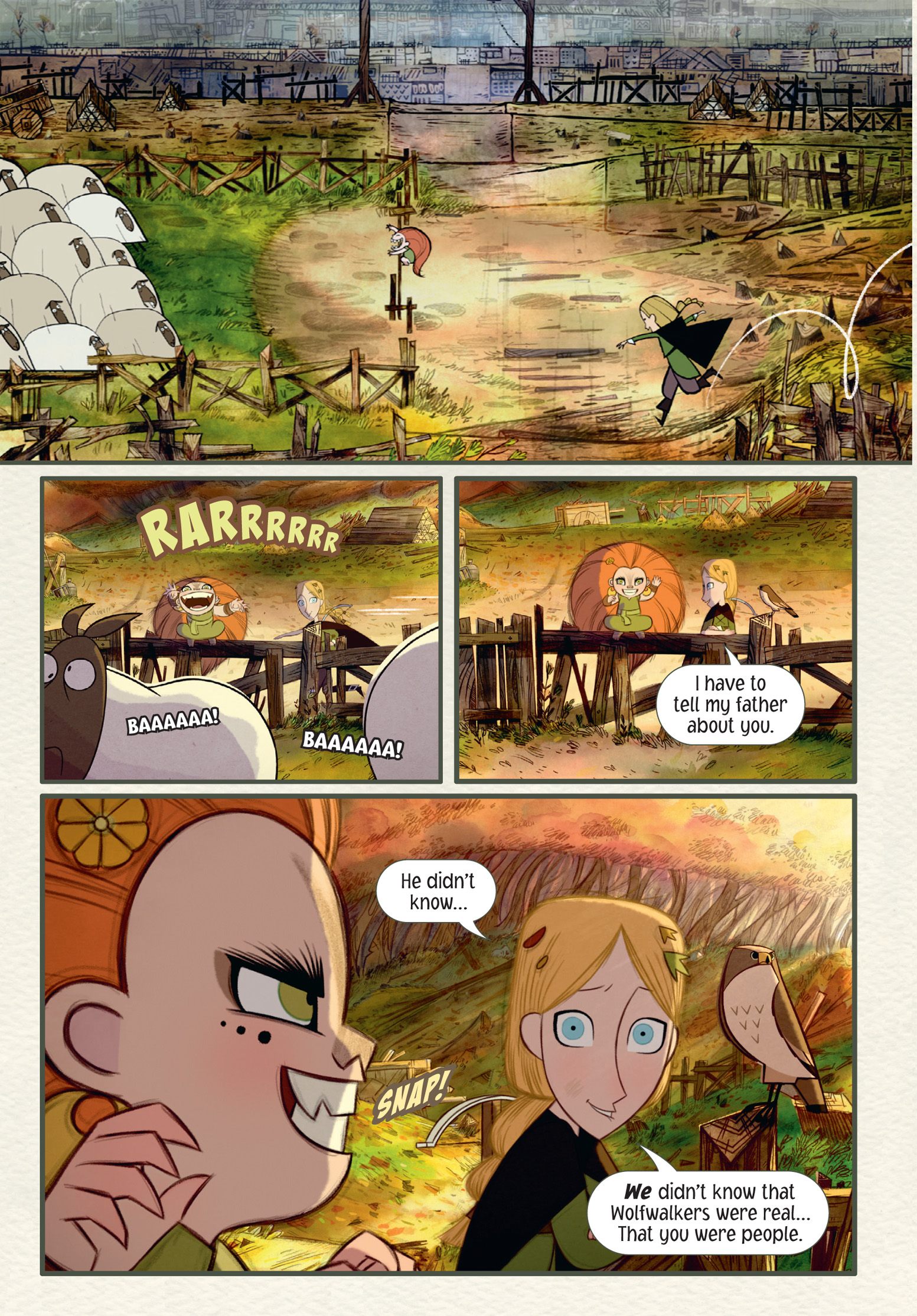 Read online Wolfwalkers: The Graphic Novel comic -  Issue # TPB (Part 2) - 13