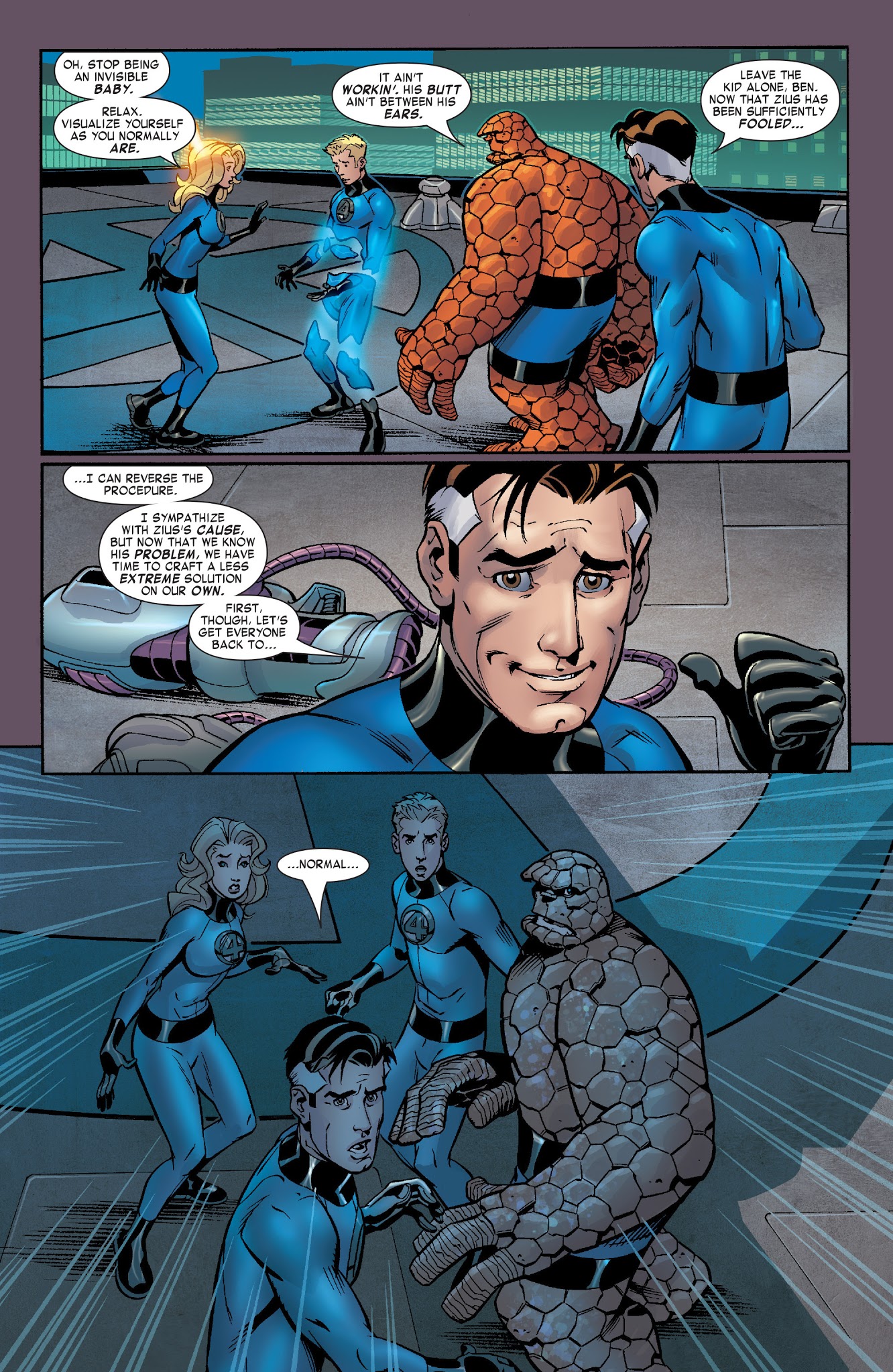 Read online Fantastic Four by Waid & Wieringo Ultimate Collection comic -  Issue # TPB 4 - 128