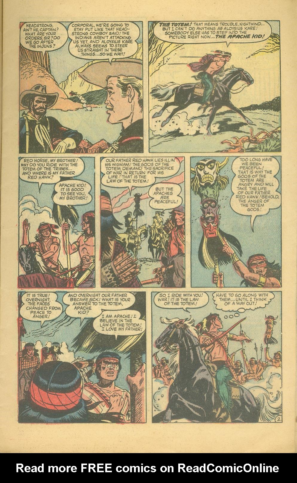 Read online Apache Kid comic -  Issue #14 - 11