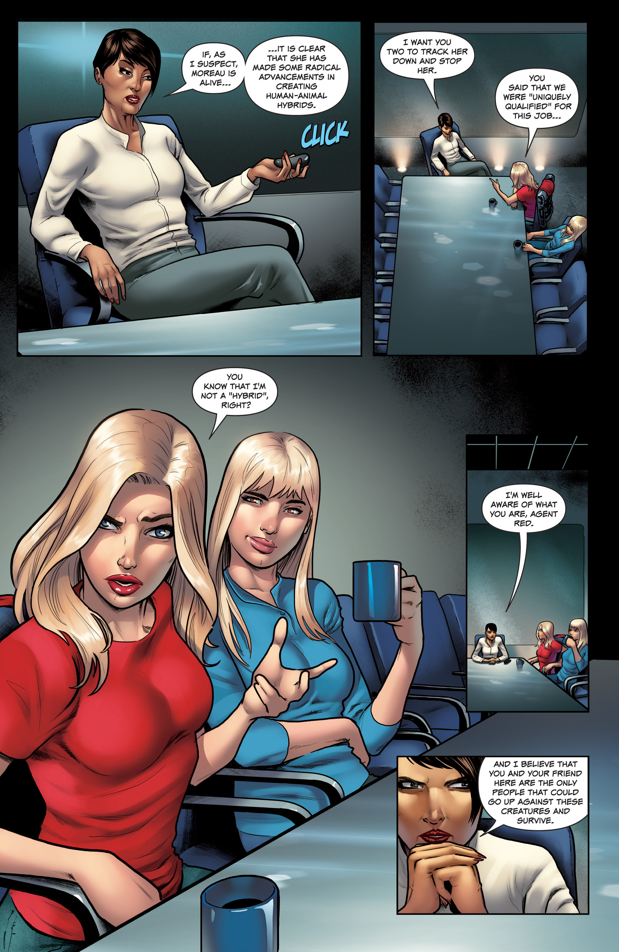 Read online Red Agent: Island of Dr Moreau comic -  Issue #1 - 16
