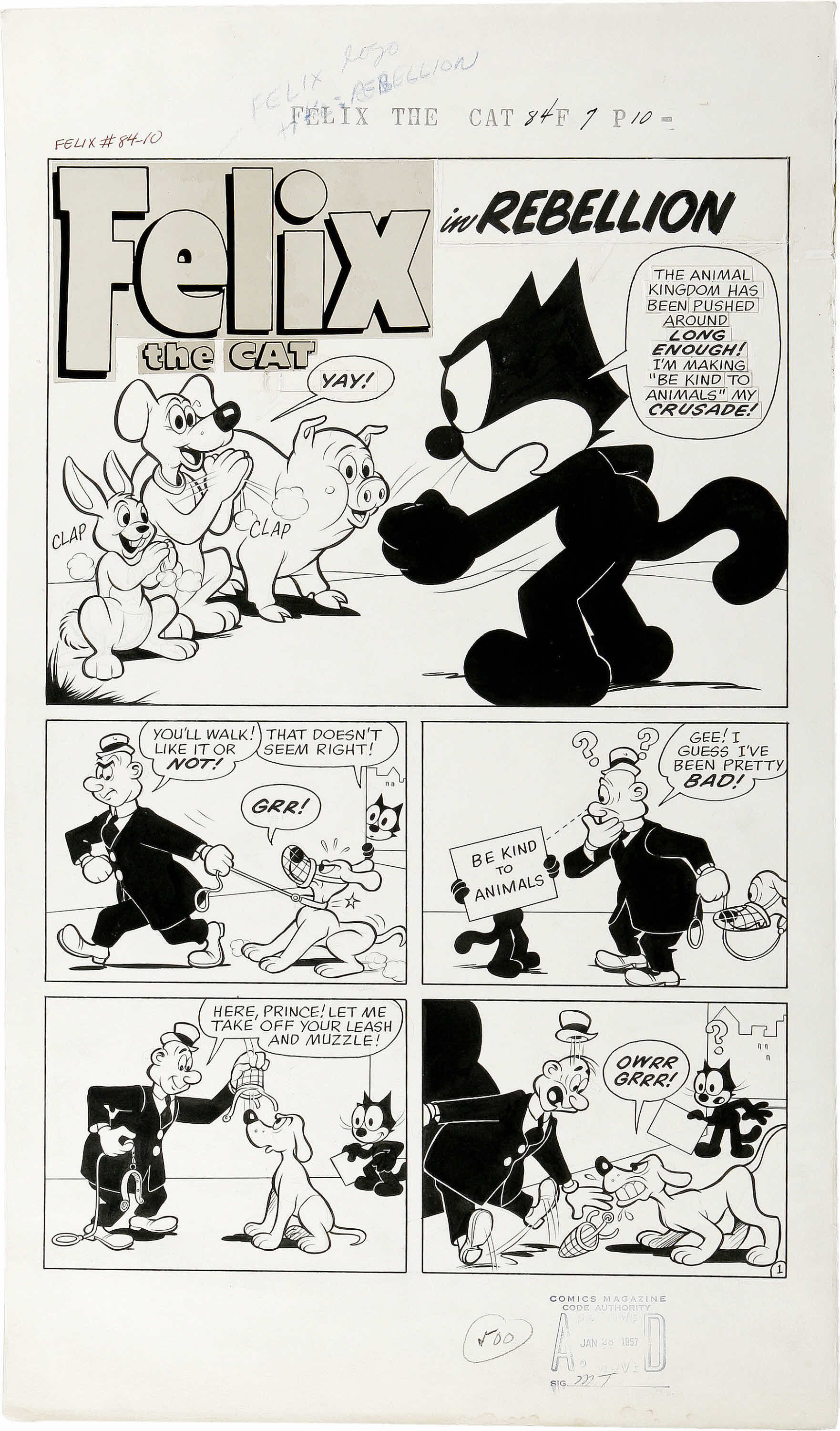Read online Felix the Cat (1955) comic -  Issue #84 - 37