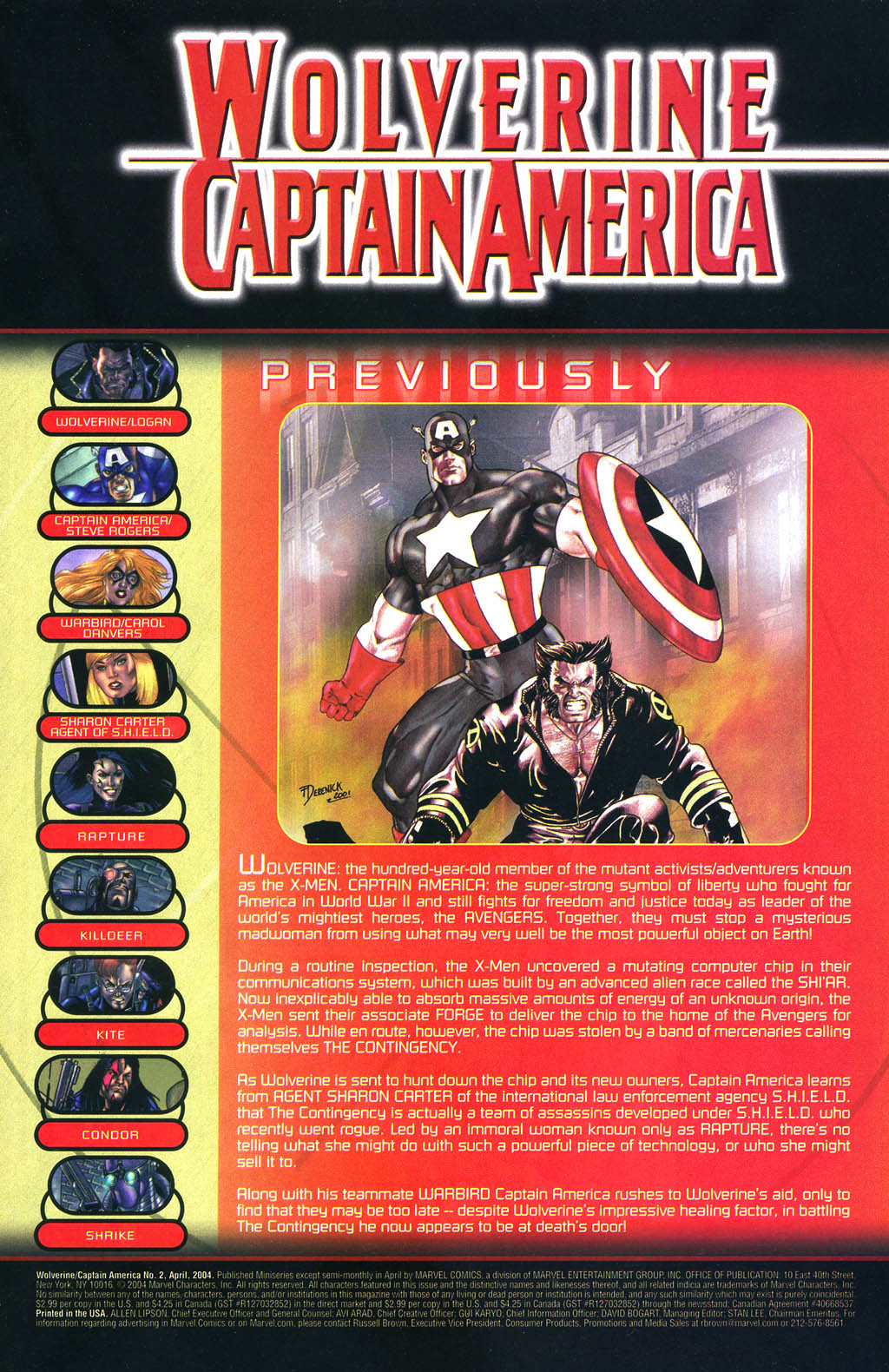 Read online Wolverine/Captain America comic -  Issue #2 - 2