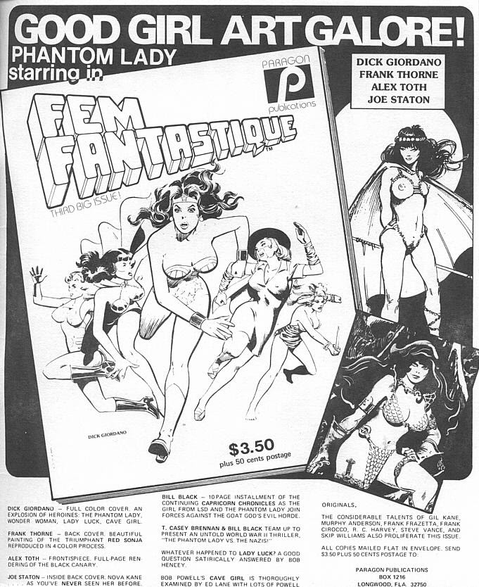 Read online The Fox Features Phantom Lady Comic Book Index comic -  Issue # Full - 40