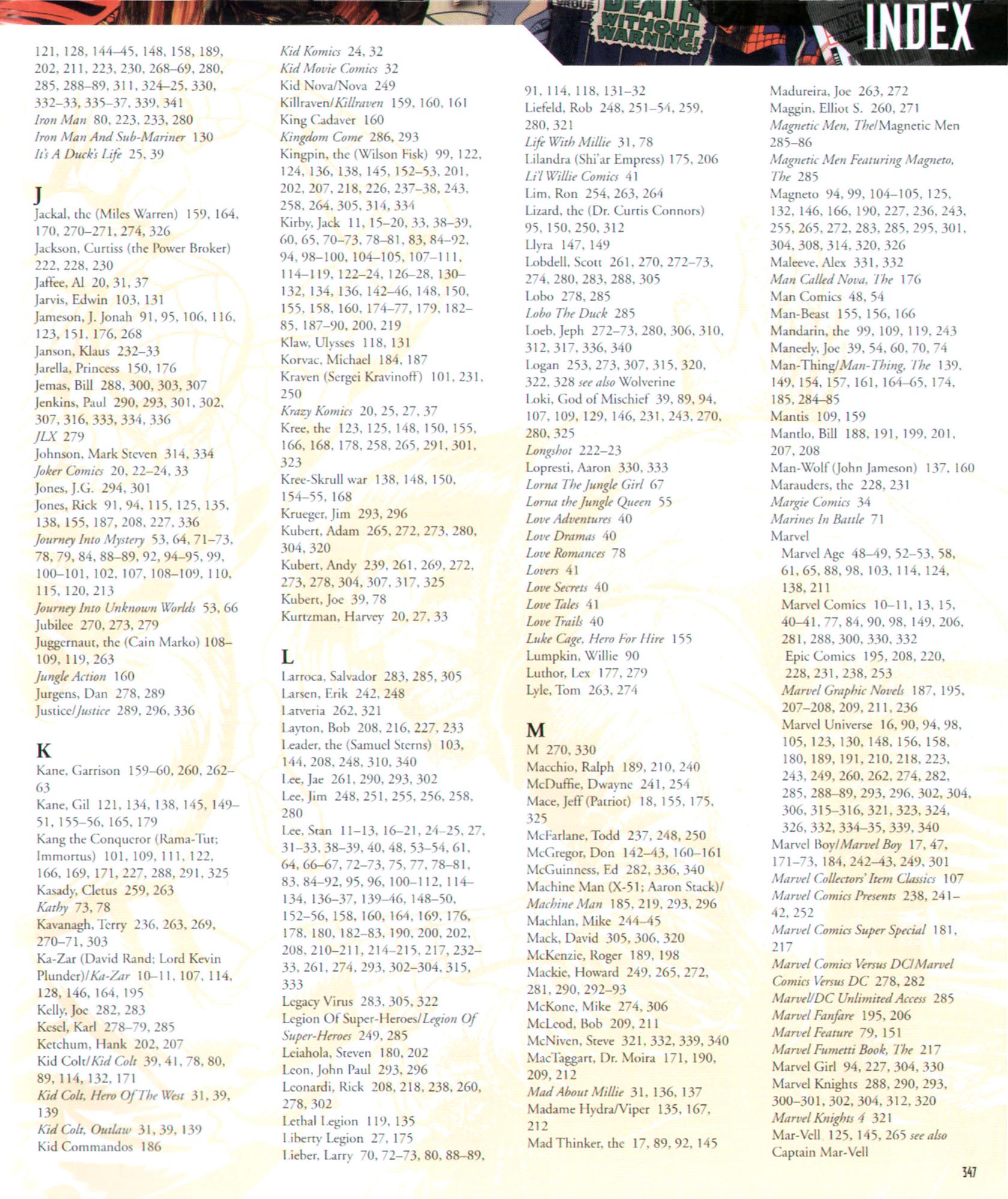 Read online Marvel Chronicle comic -  Issue # TPB (Part 3) - 121