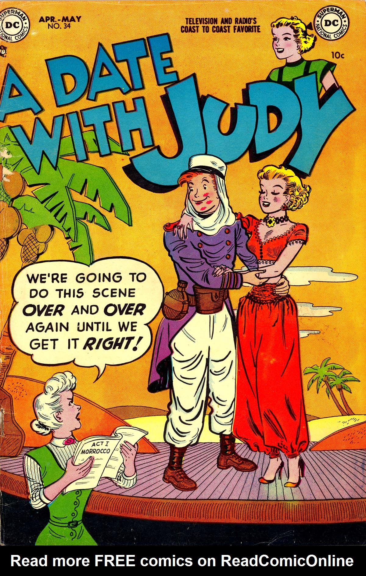 Read online A Date with Judy comic -  Issue #34 - 1