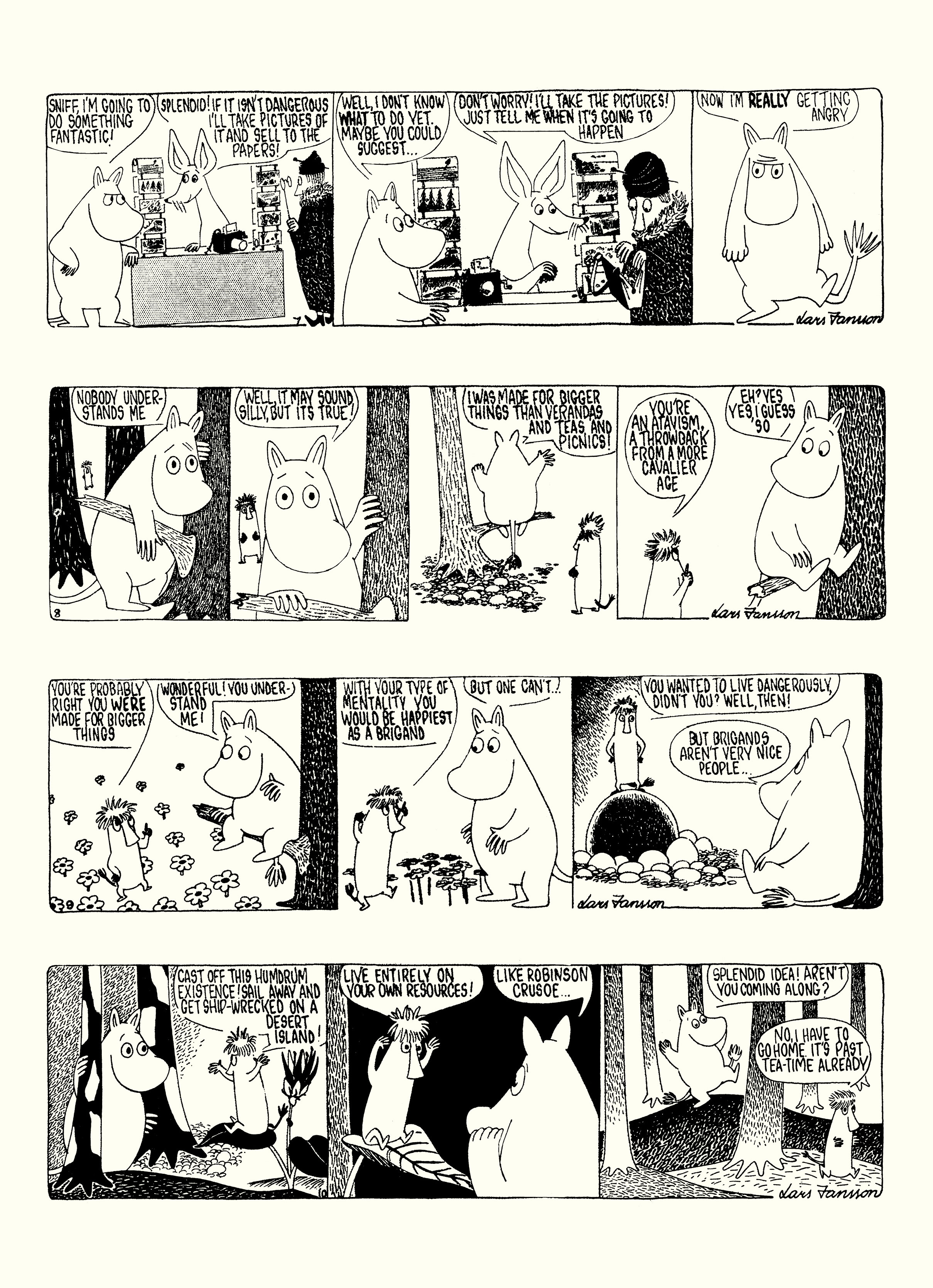 Read online Moomin: The Complete Lars Jansson Comic Strip comic -  Issue # TPB 8 - 7