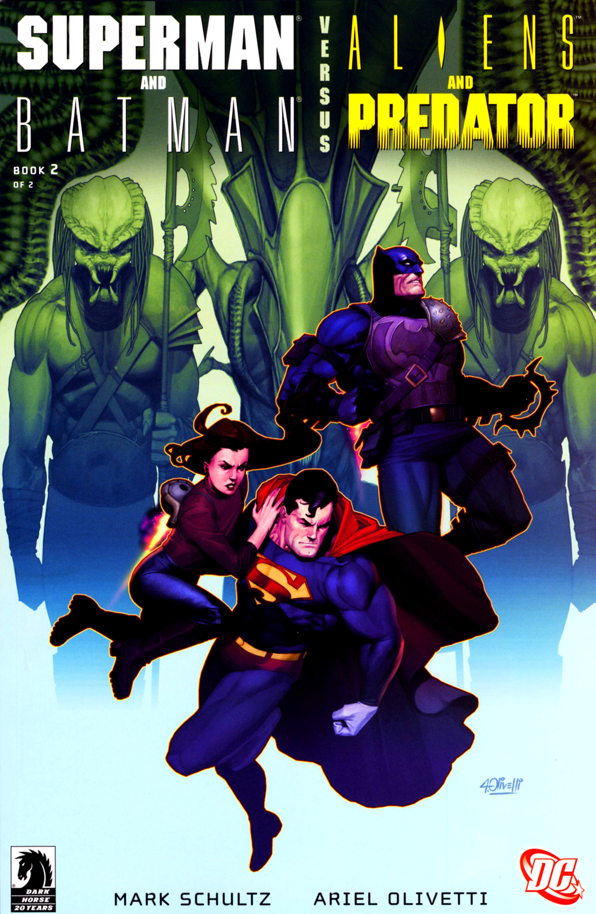 Read online Superman and Batman Vs. Aliens and Predator comic -  Issue #2 - 1