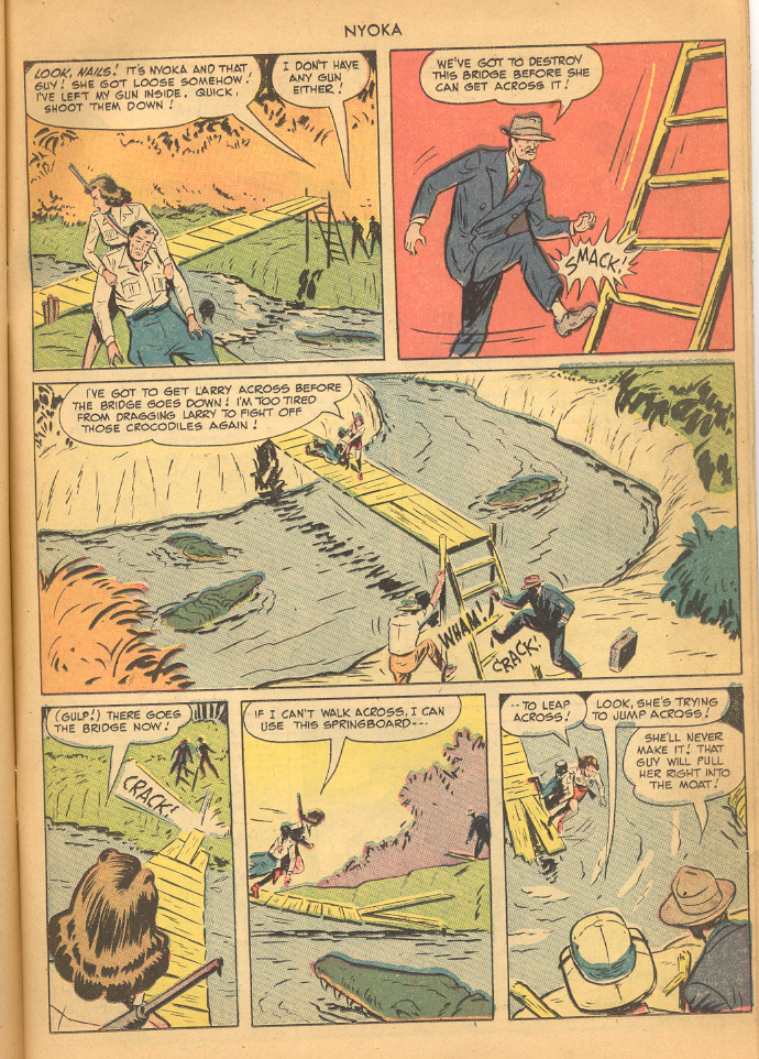Read online Nyoka the Jungle Girl (1945) comic -  Issue #37 - 23