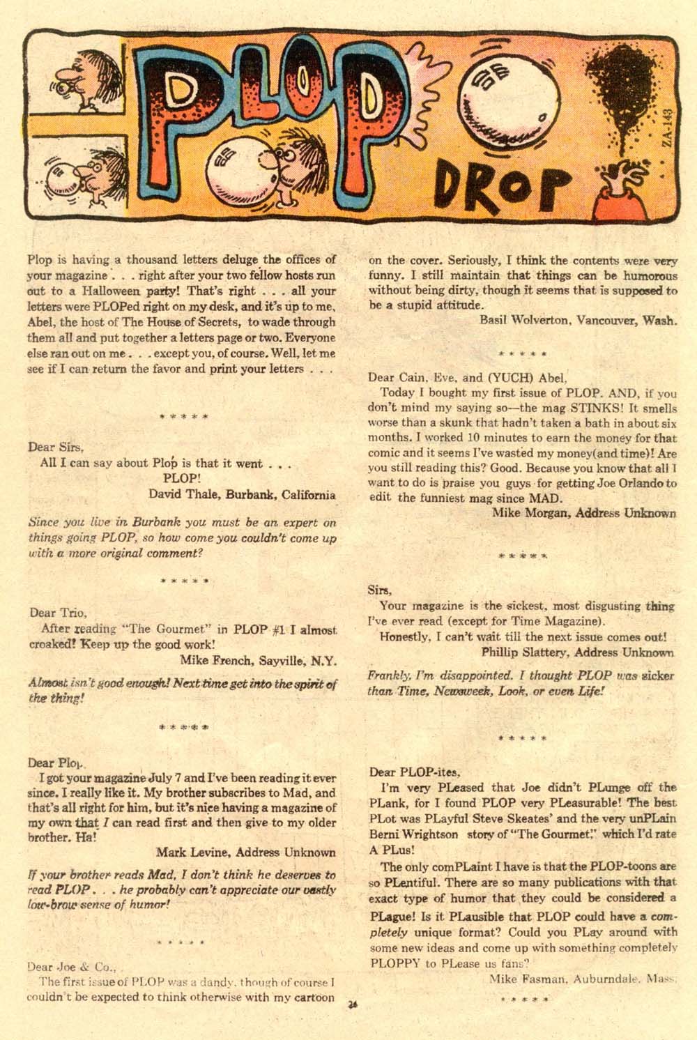 Read online Plop! comic -  Issue #3 - 26