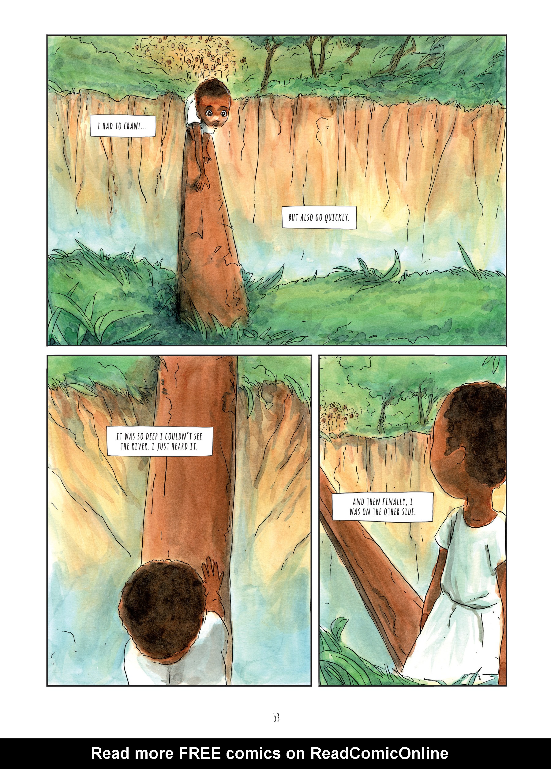 Read online Alice on the Run: One Child's Journey Through the Rwandan Civil War comic -  Issue # TPB - 52