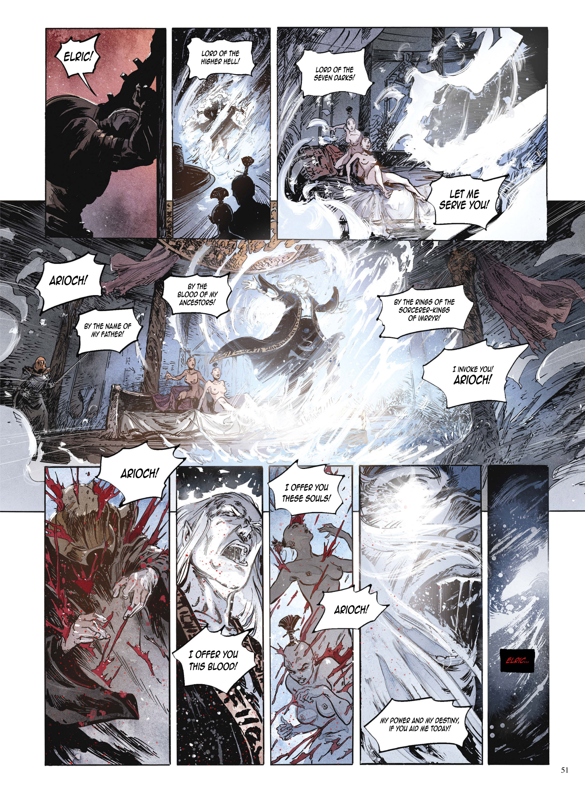 Read online Elric comic -  Issue # TPB 1 - 50