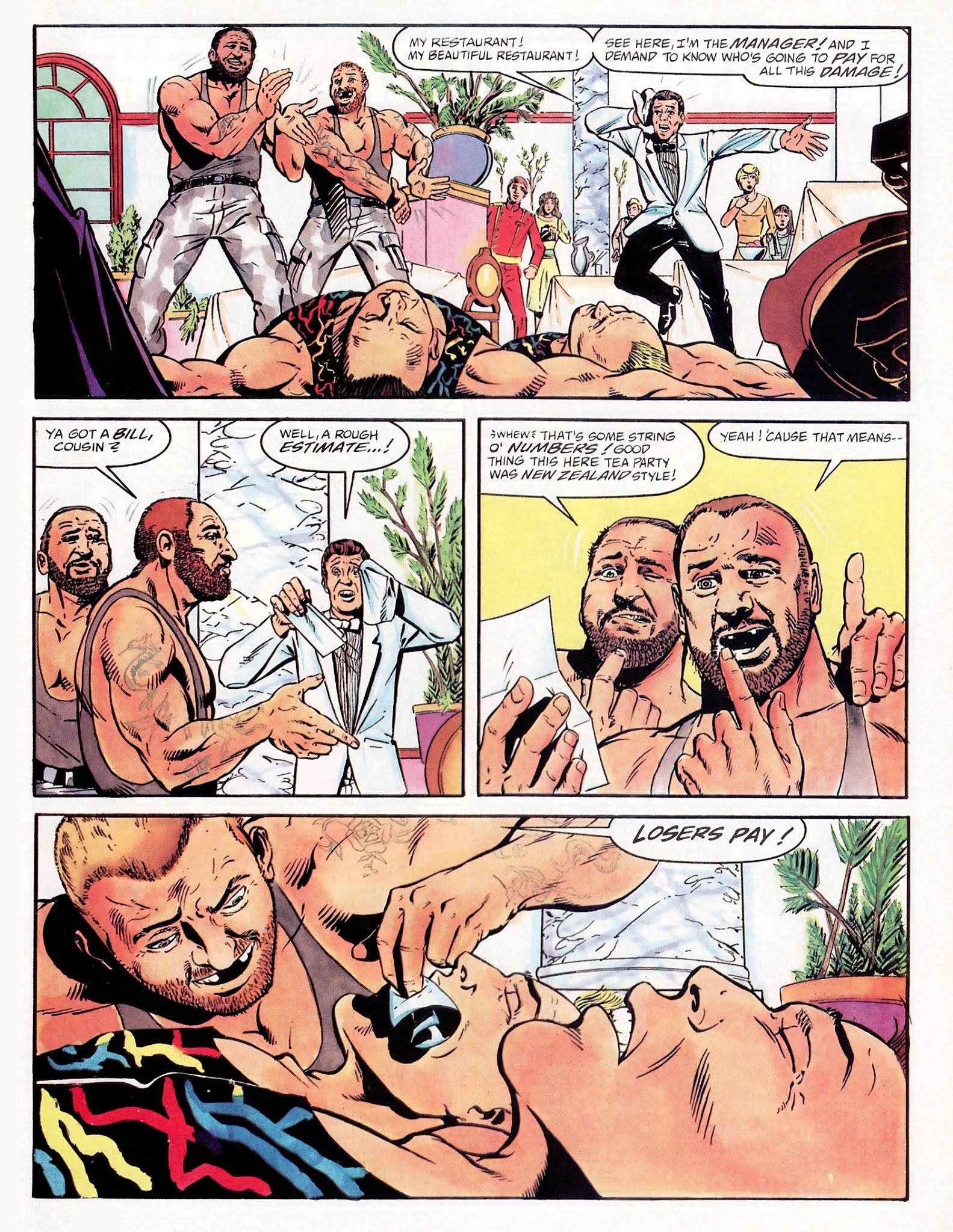 Read online WWF Battlemania comic -  Issue #2 - 63