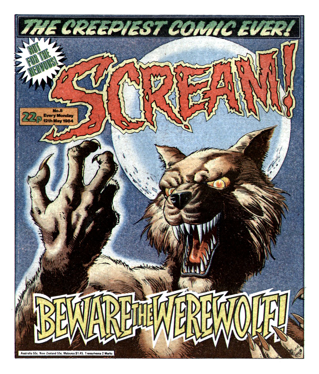 Read online Scream! (1984) comic -  Issue #8 - 1