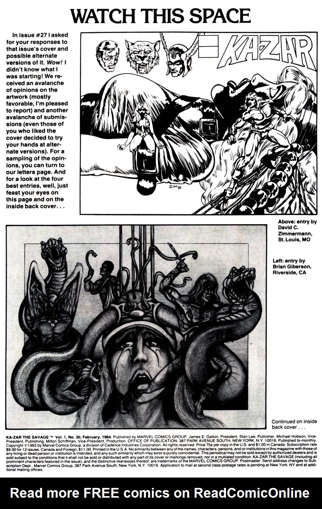 Read online Ka-Zar the Savage comic -  Issue #30 - 2