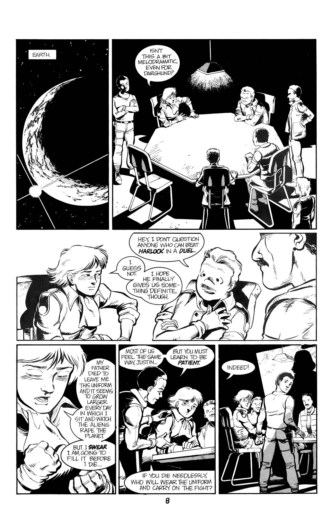 Read online Captain Harlock: Deathshadow Rising comic -  Issue #5 - 10