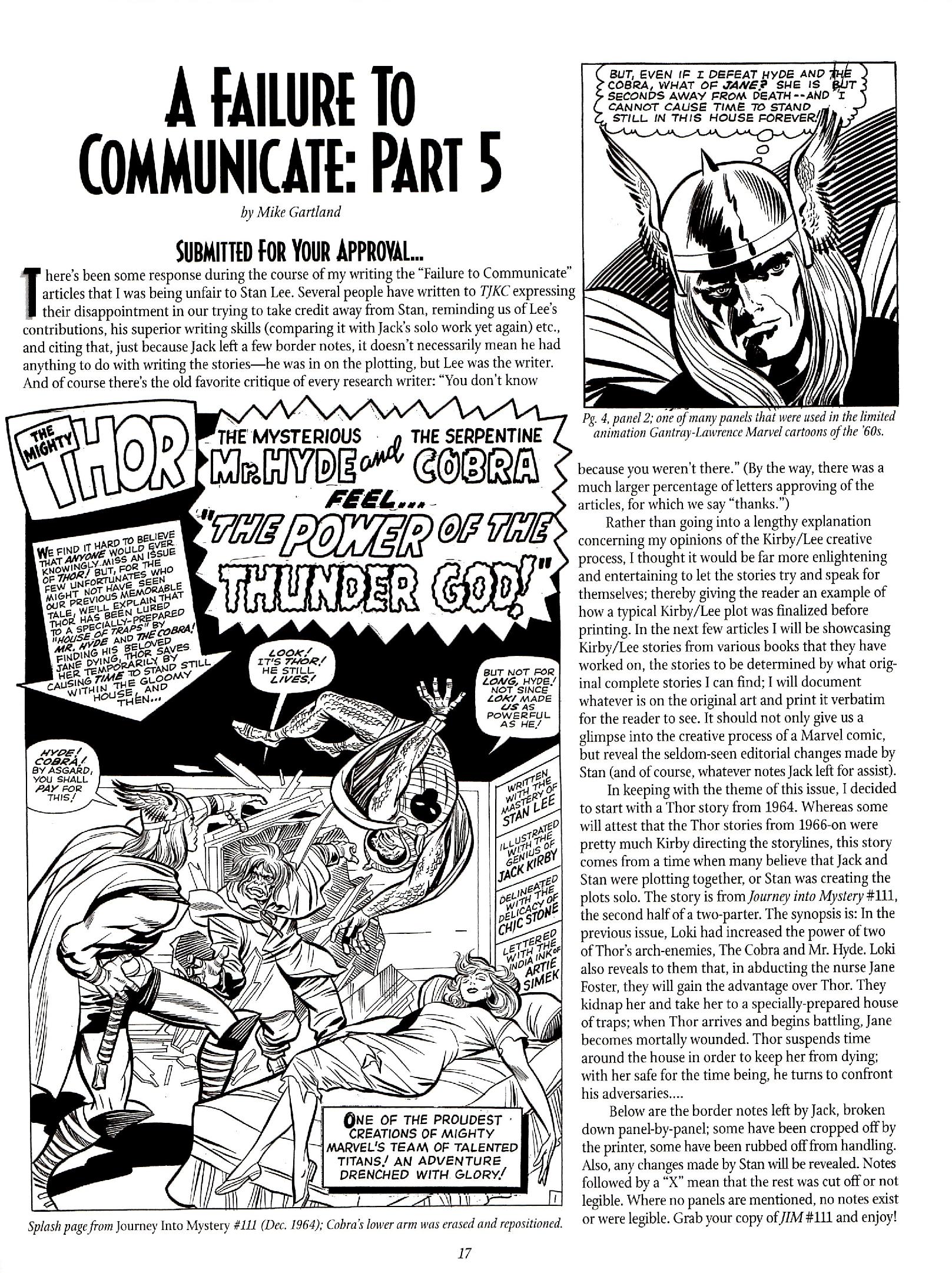 Read online The Jack Kirby Collector comic -  Issue #26 - 17