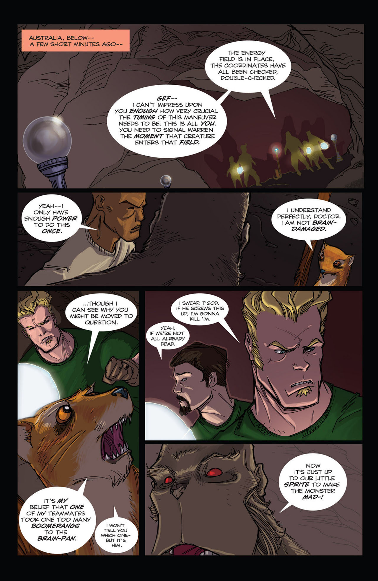 Read online The Perhapanauts: Danger Down Under! comic -  Issue #4 - 27