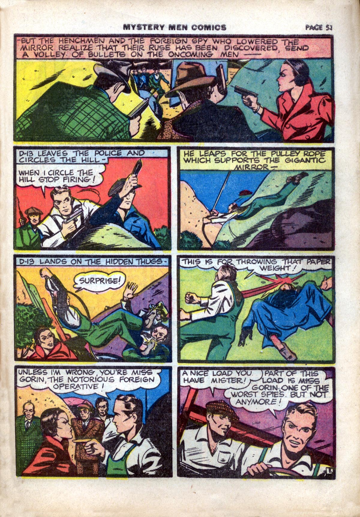 Read online Mystery Men Comics comic -  Issue #13 - 55