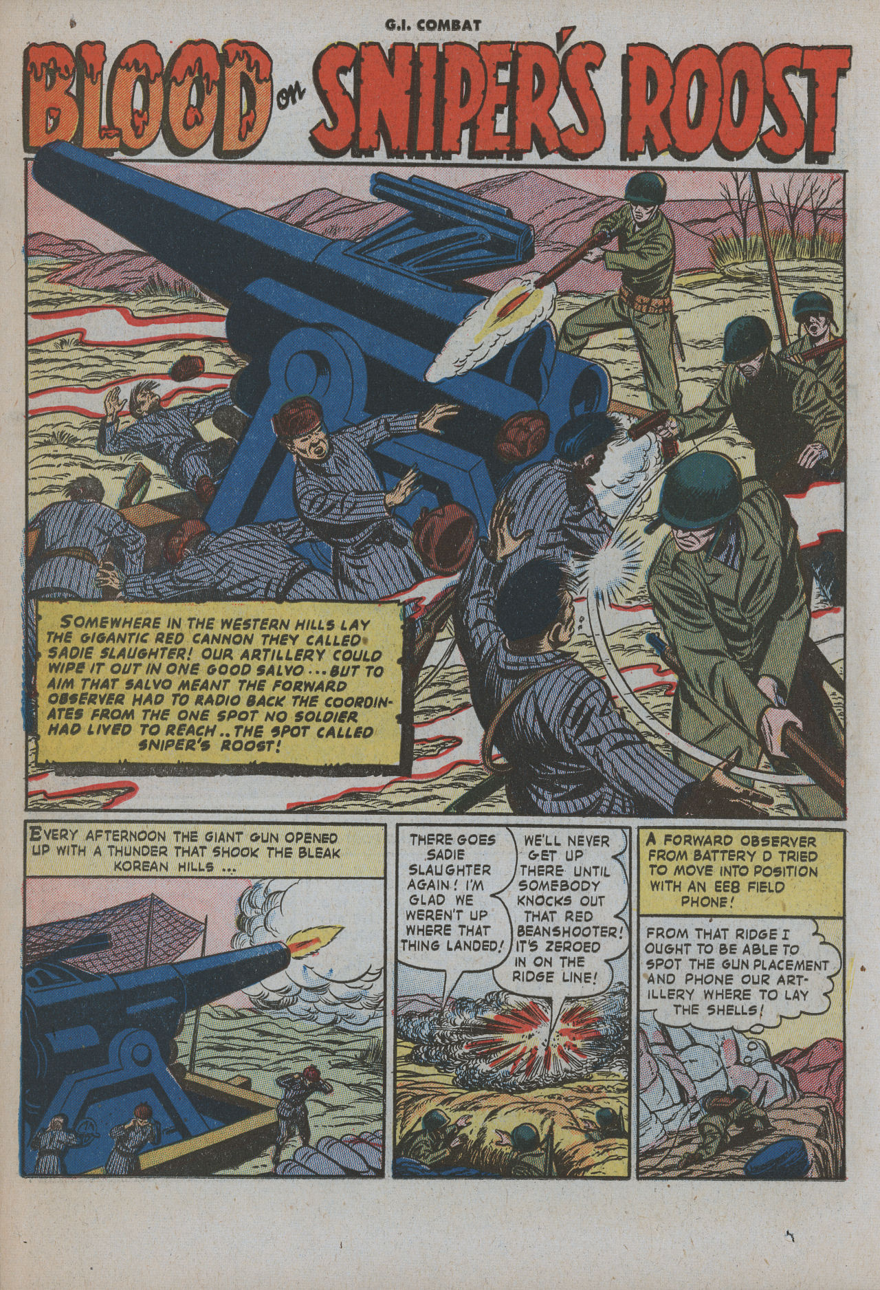 Read online G.I. Combat (1952) comic -  Issue #11 - 12