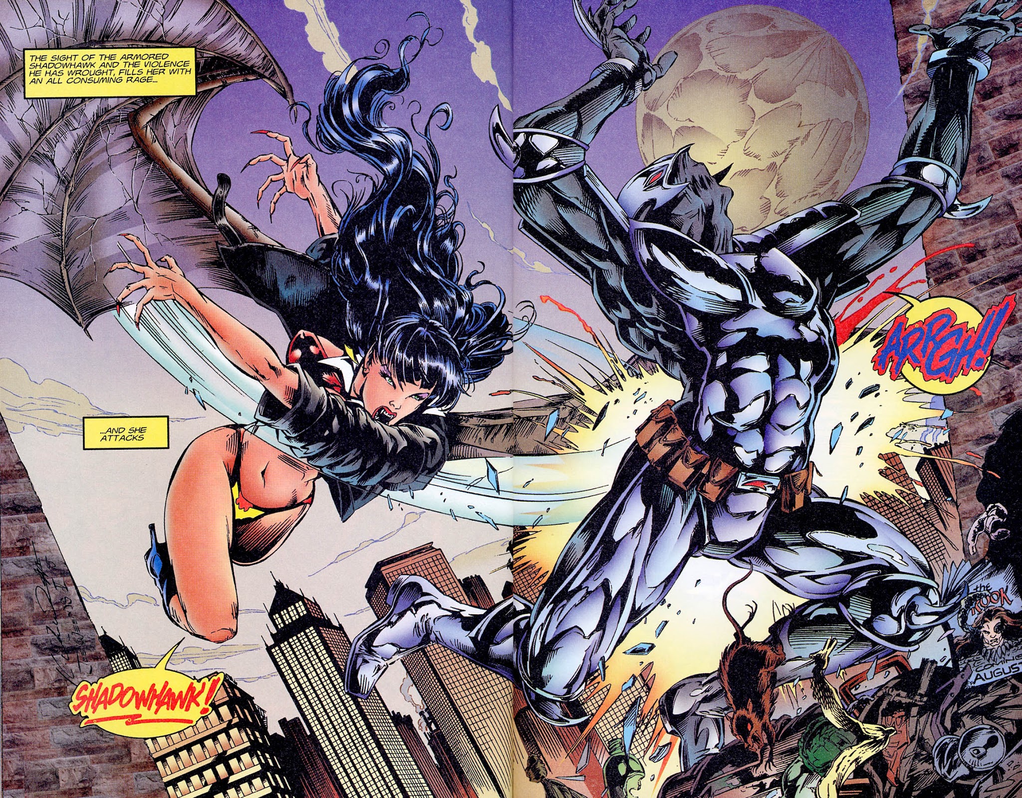Read online Vampirella/Shadowhawk: Creatures of the Night comic -  Issue # Full - 25