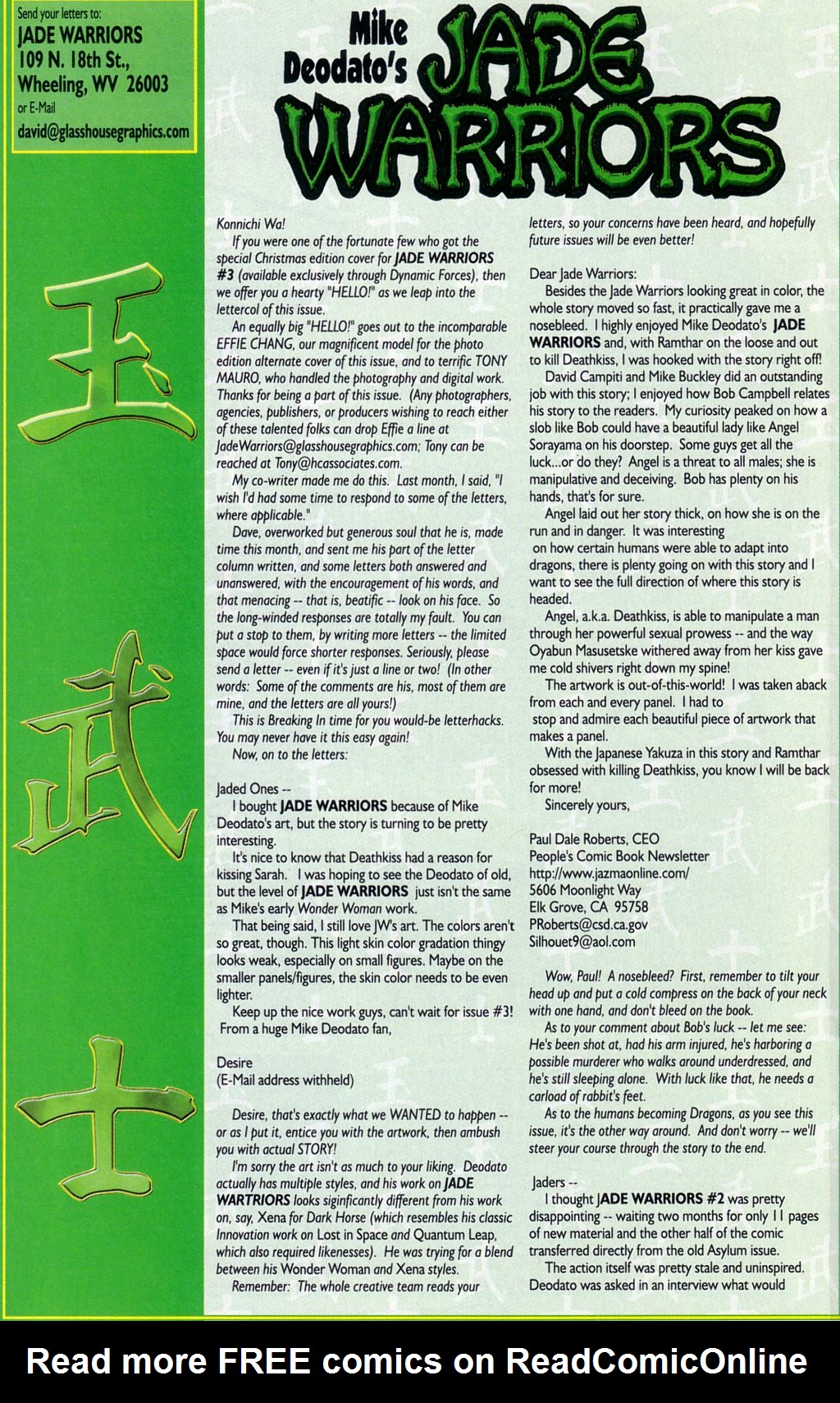 Read online Jade Warriors comic -  Issue #3 - 19