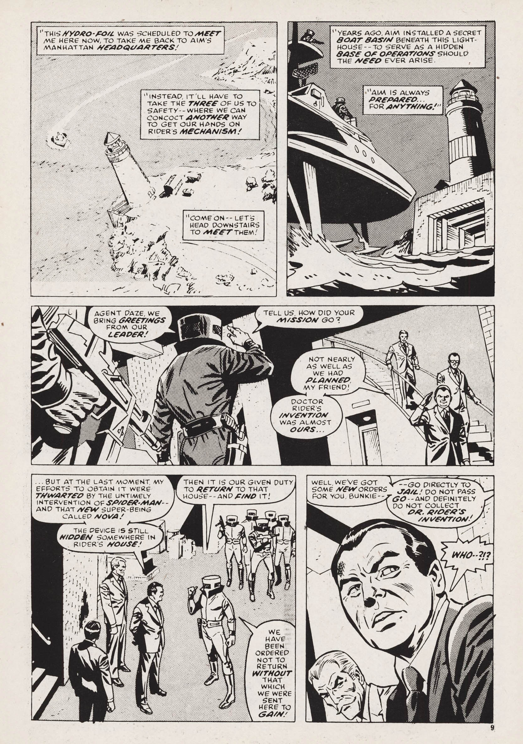 Read online Super Spider-Man and Captain Britain comic -  Issue #253 - 9