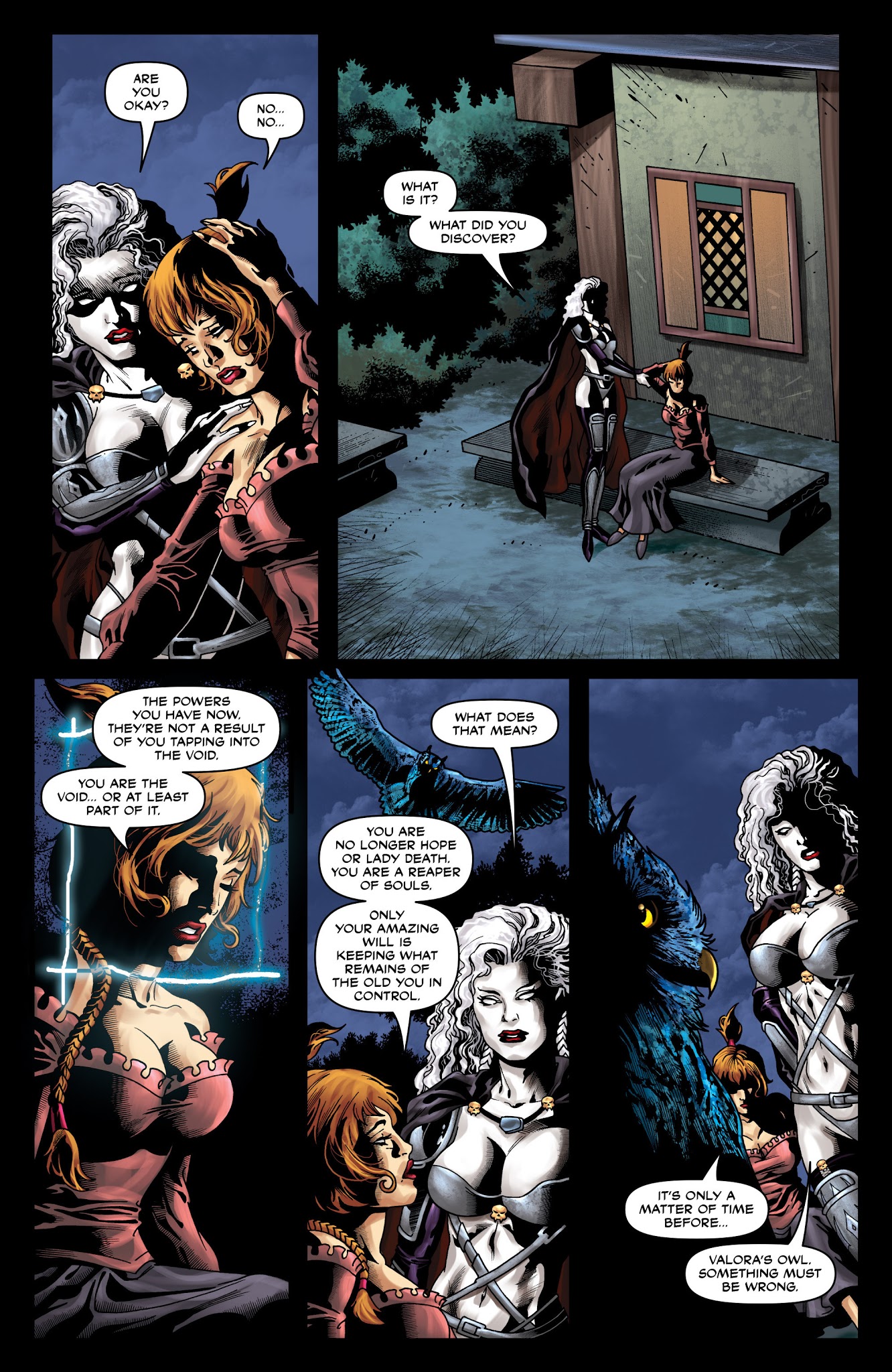 Read online Lady Death: Apocalypse comic -  Issue #6 - 7