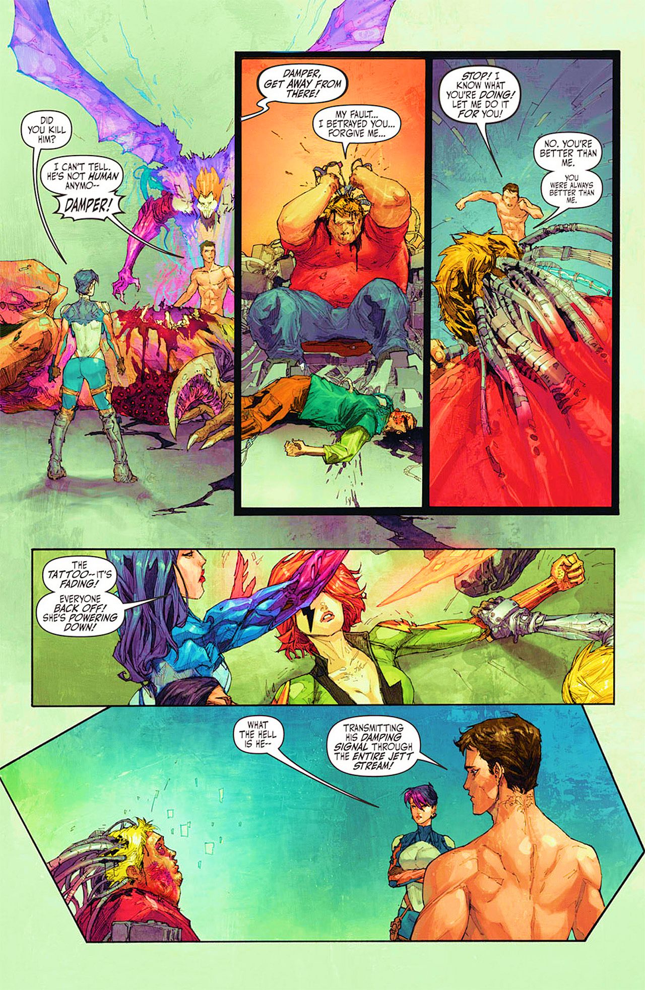 Read online CyberForce/Hunter-Killer comic -  Issue #5 - 17