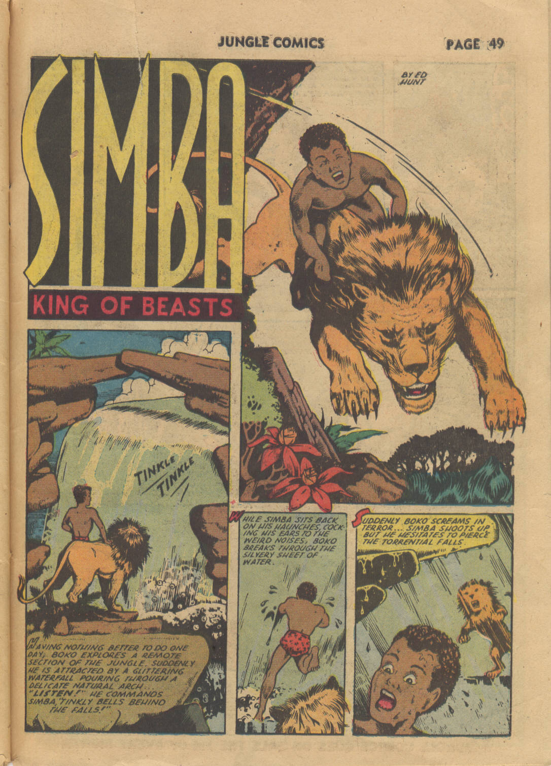 Read online Jungle Comics comic -  Issue #34 - 51
