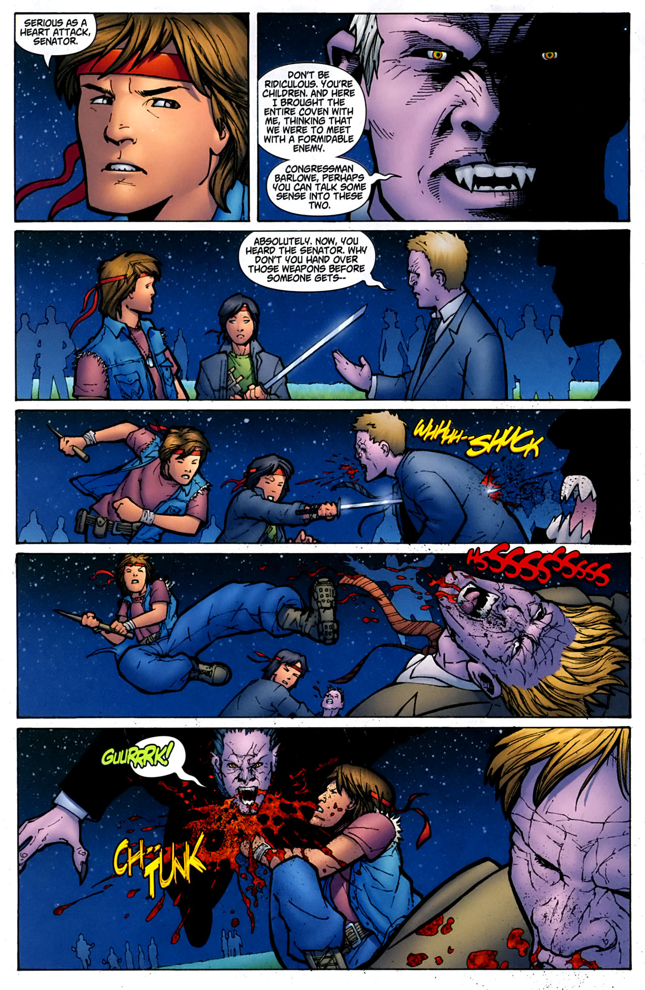 Read online Lost Boys: Reign of Frogs comic -  Issue #1 - 10