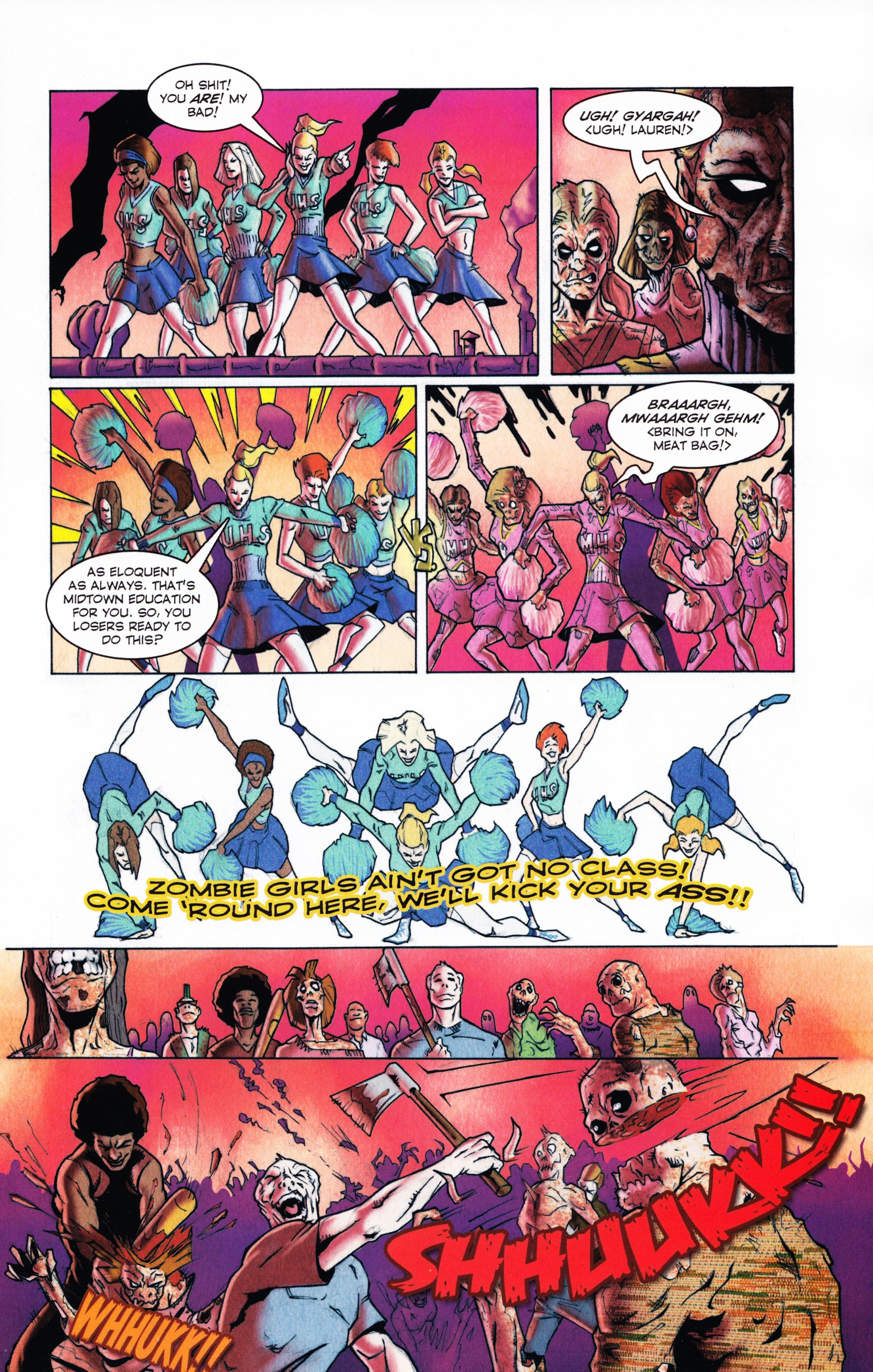 Read online Zombies vs Cheerleaders comic -  Issue #2 - 8